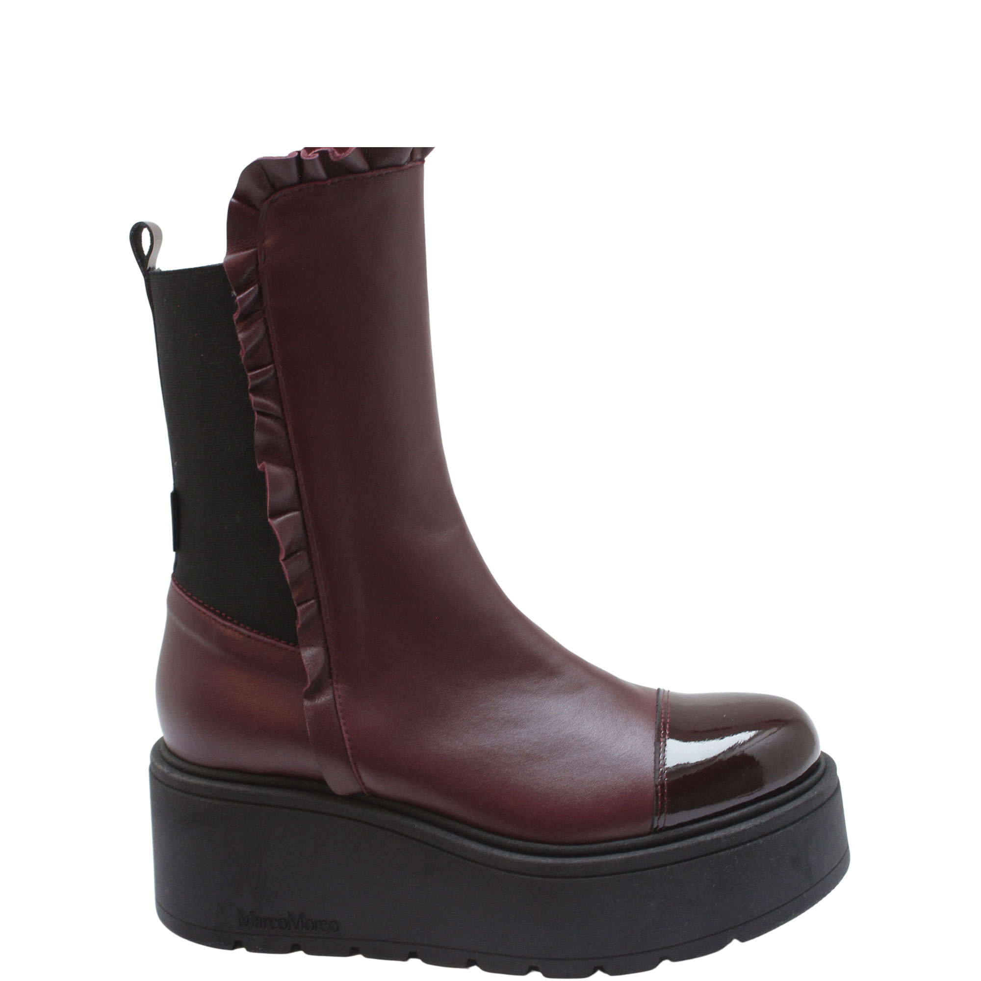 Marlene Leather Biker Boots