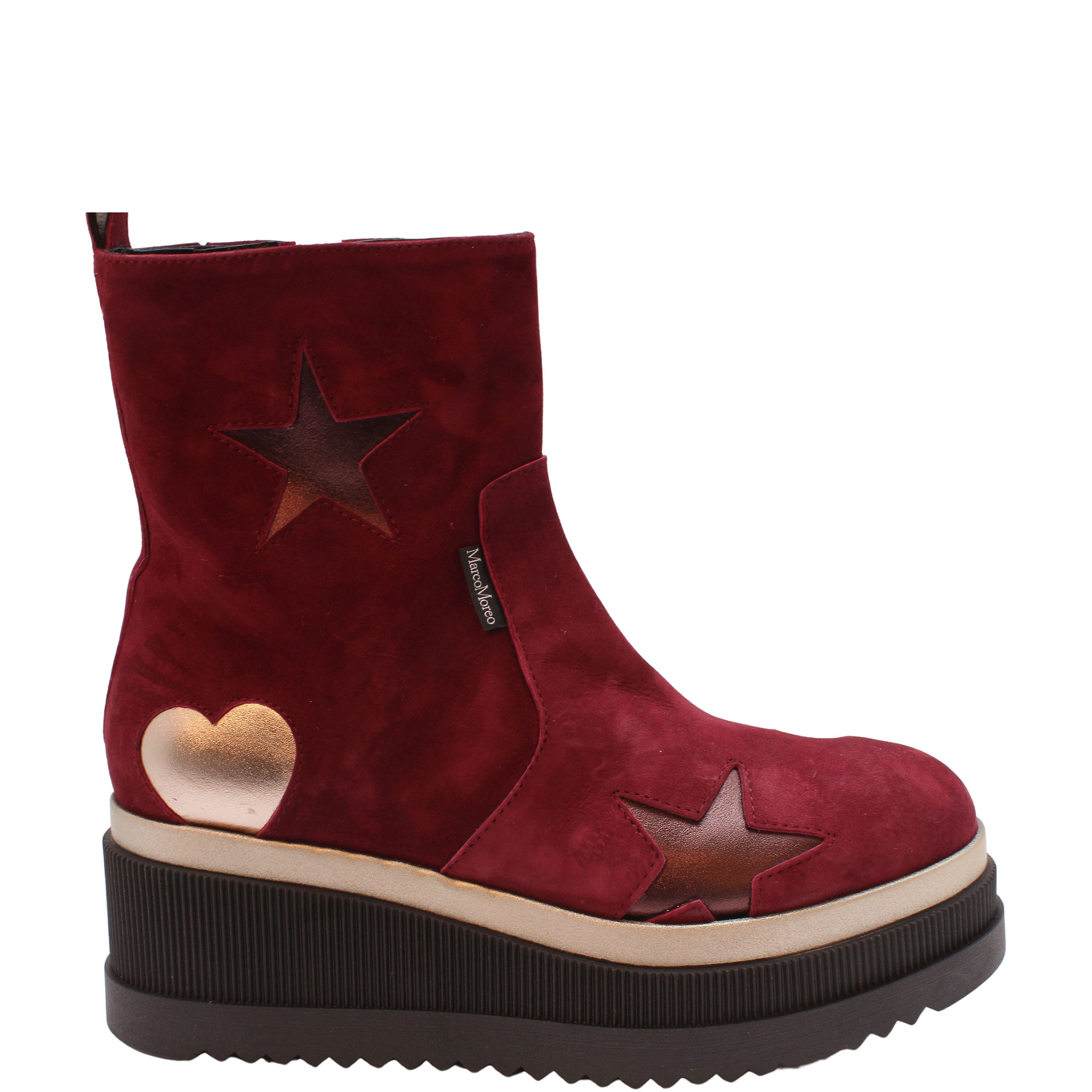 Corinne Cut-Out Suede Ankle Boots