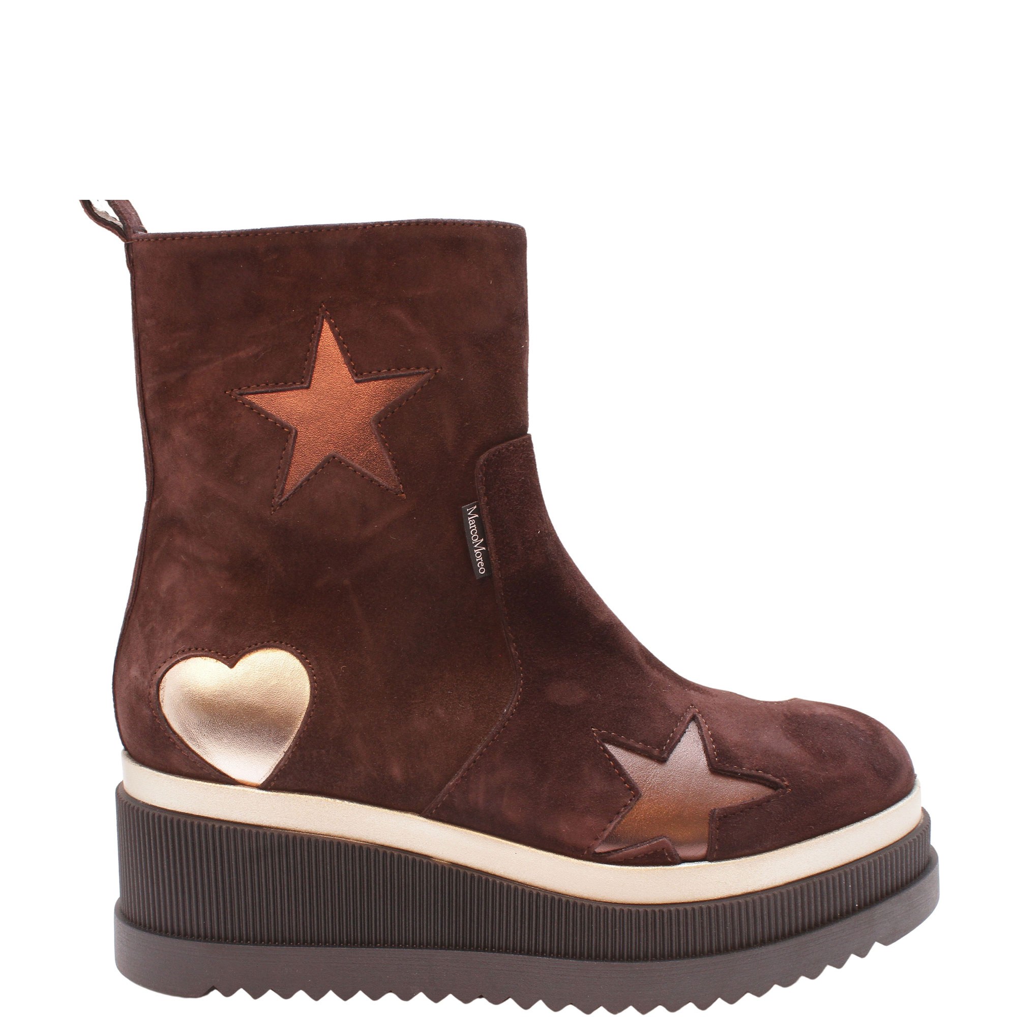 Corinne Cut-Out Suede Ankle Boots