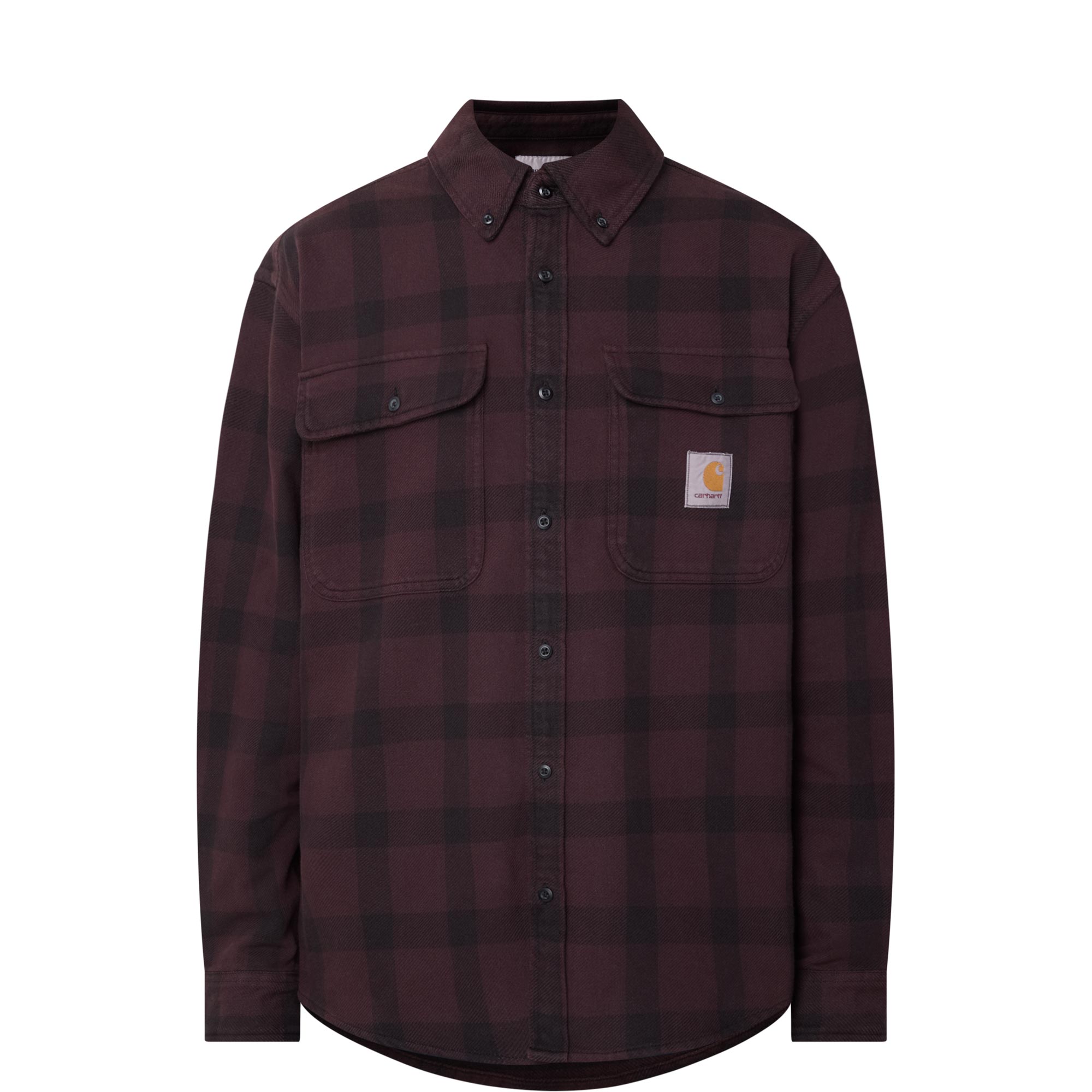 Edmand Logo Check Print Overshirt