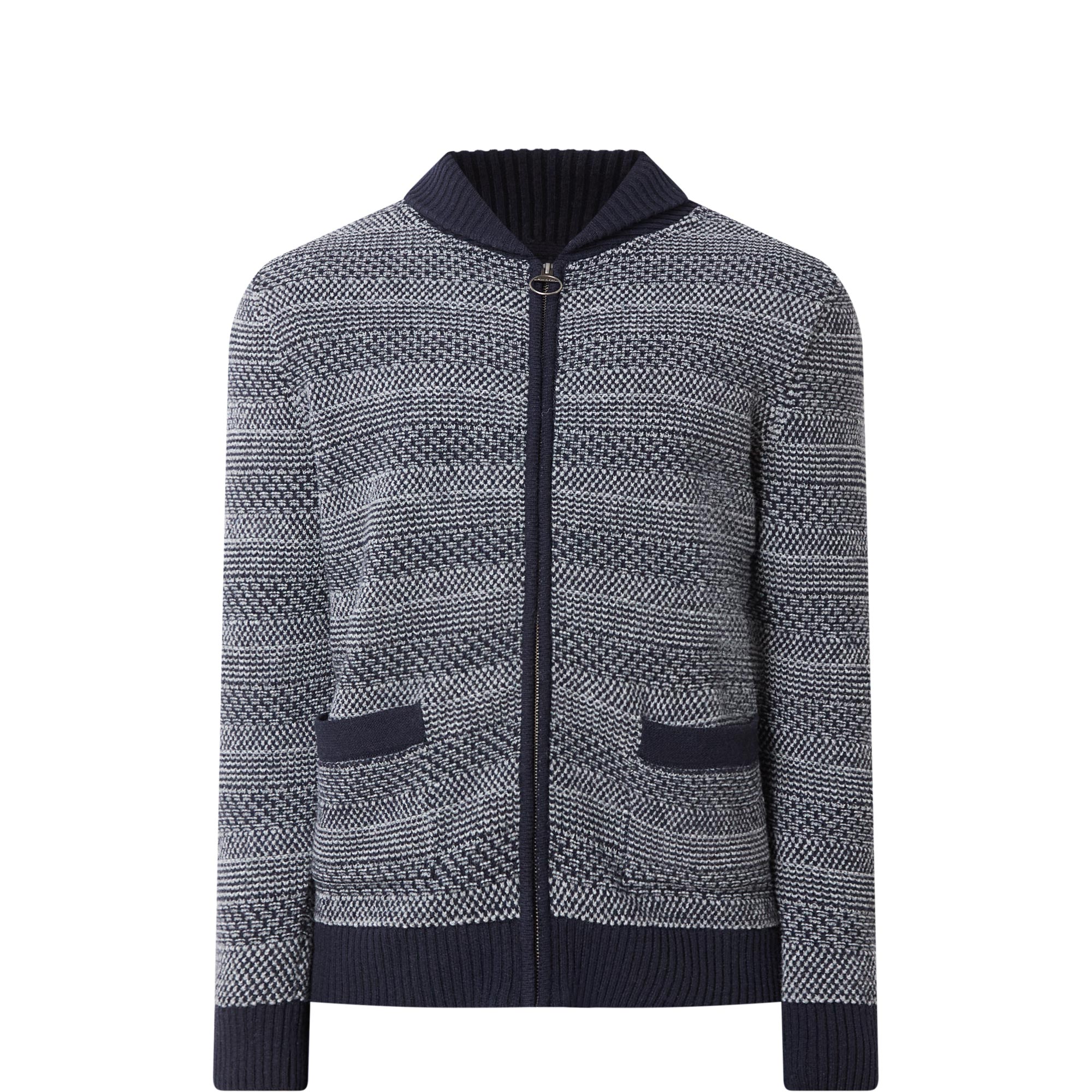 Helmsley Contrast Knit Cardigan