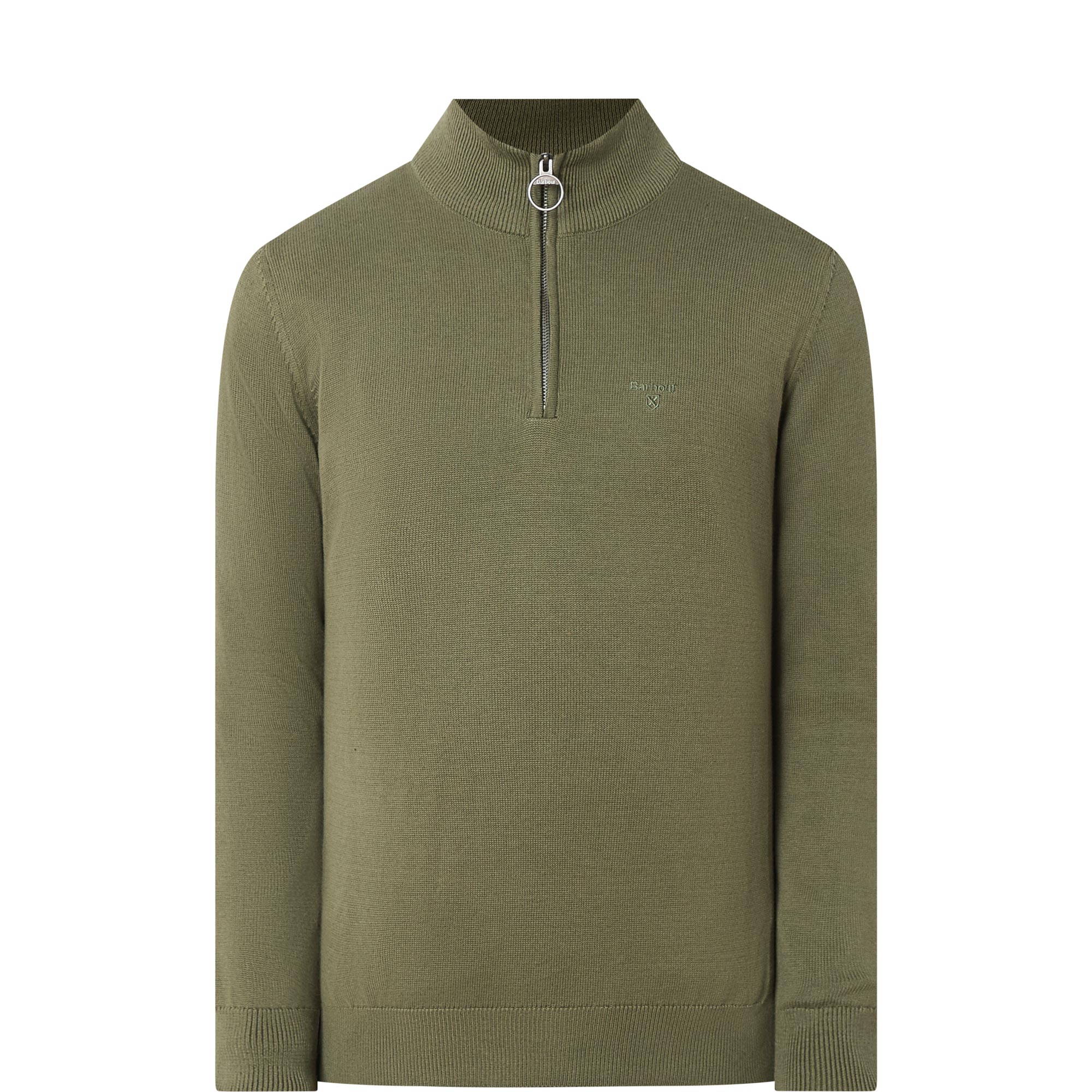 Shield Logo Half-Zip Sweater