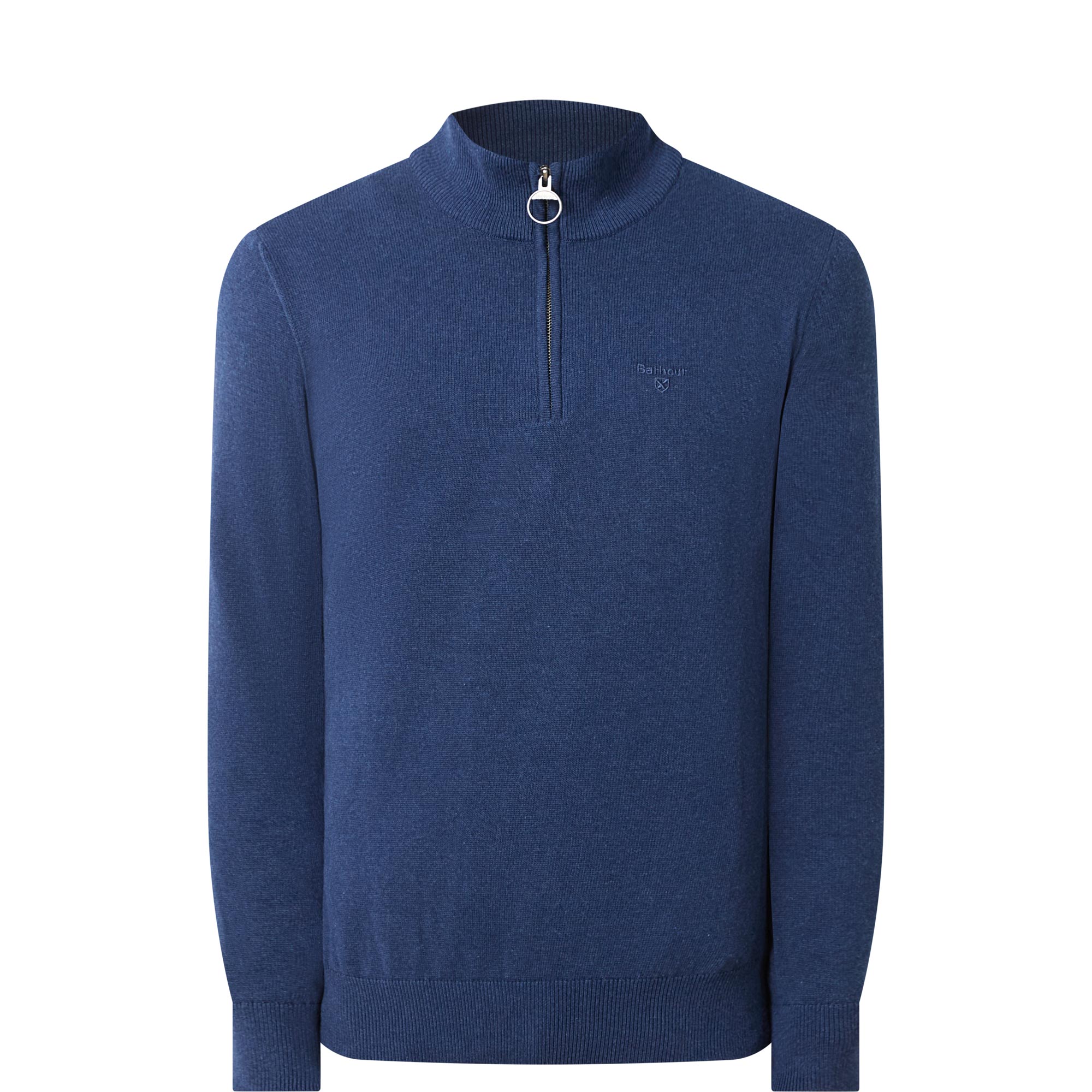 Shield Logo Half-Zip Sweater