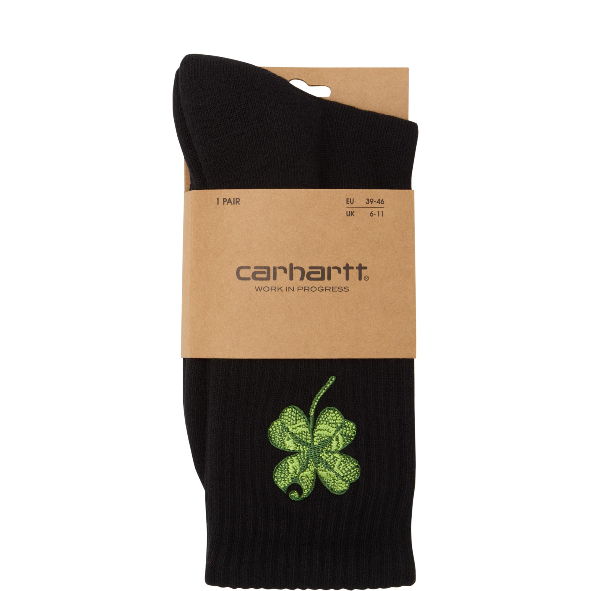 Clover Embroidered Socks