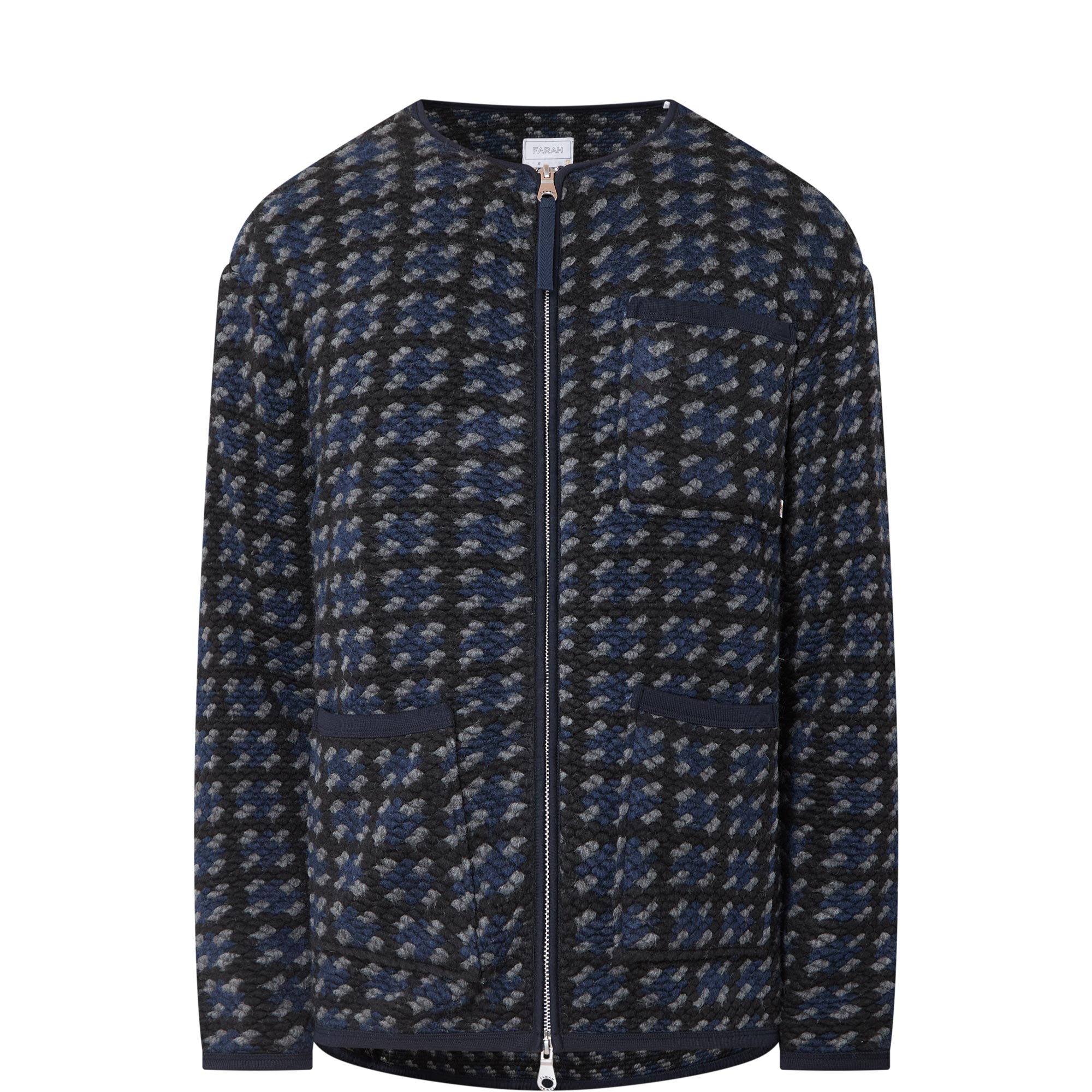 Danby Check Zip Sweatshirt