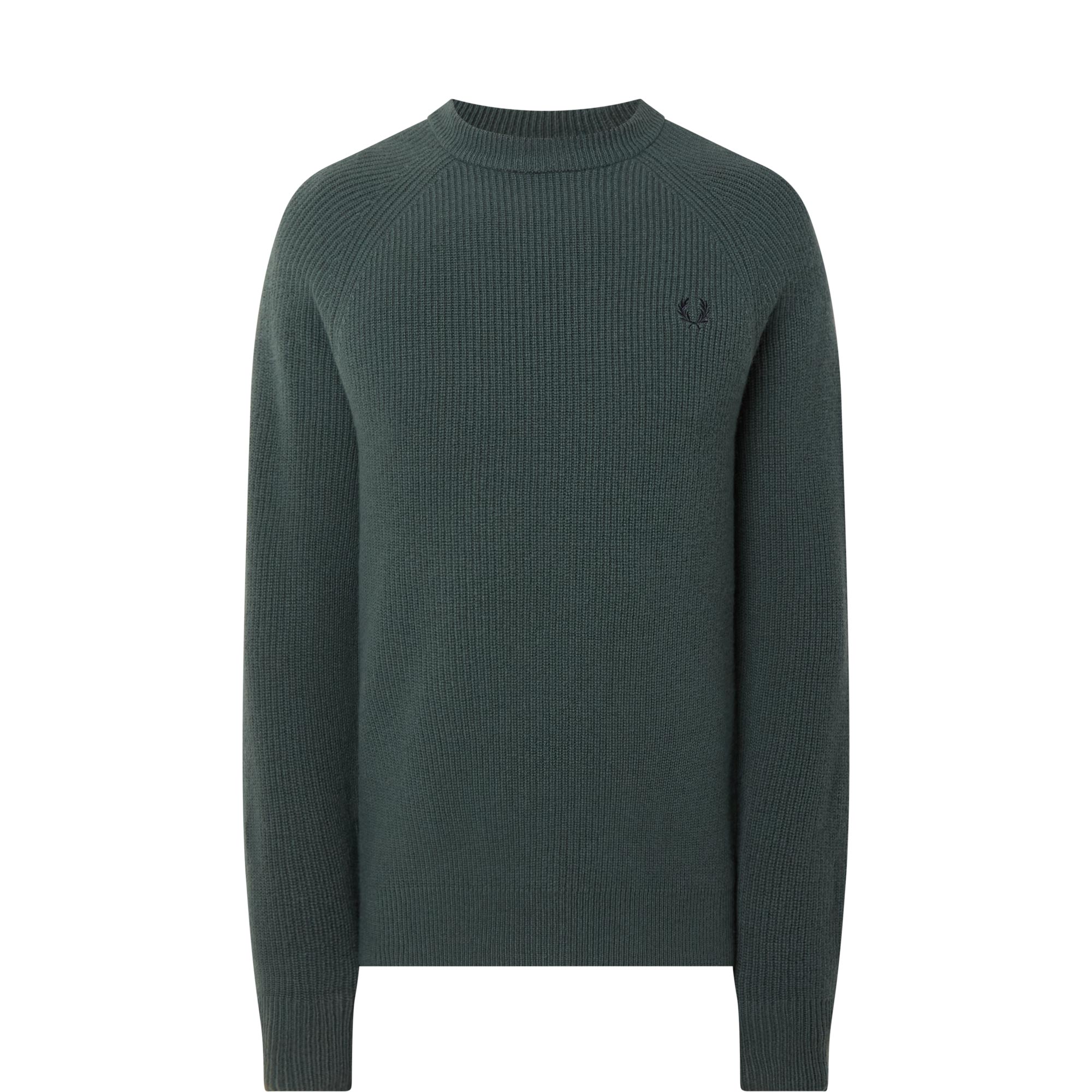 Laurel Wreath Logo Rib Sweater