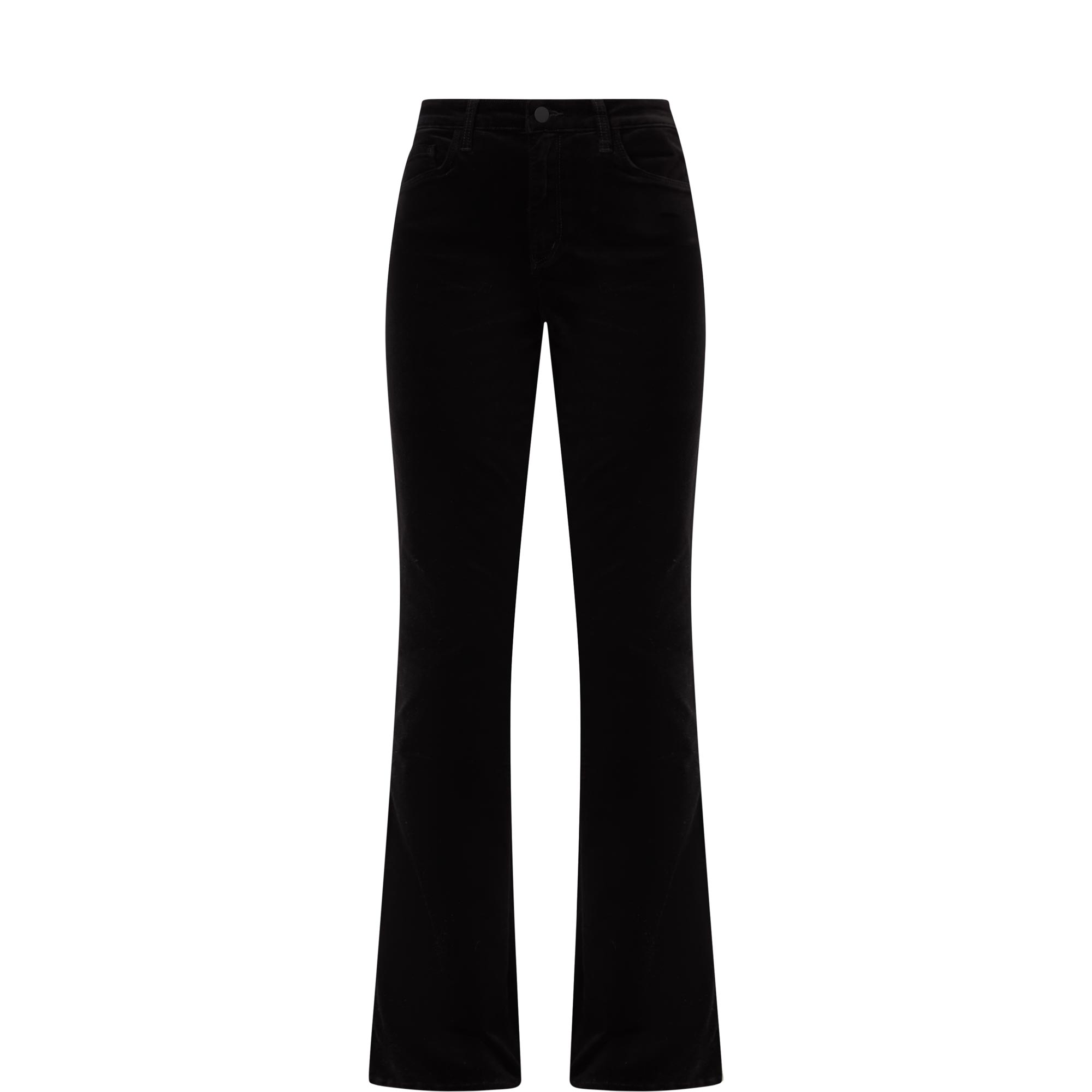 Stevie High-Rise Velvet Straight Leg Jeans