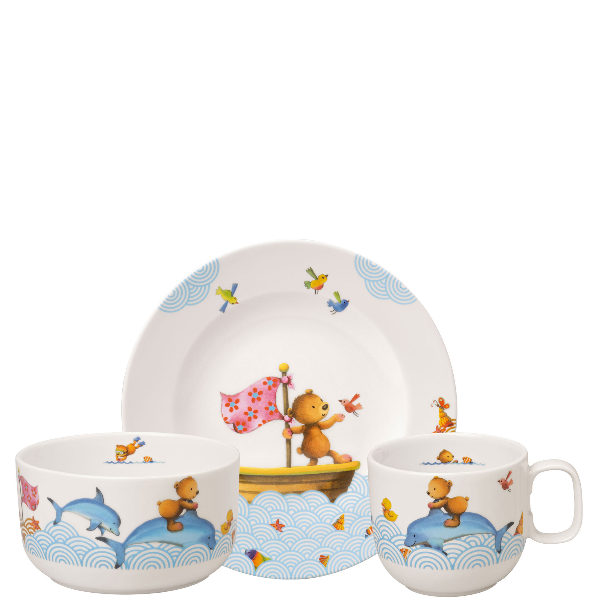 Happy as a Bear Three-Piece Set