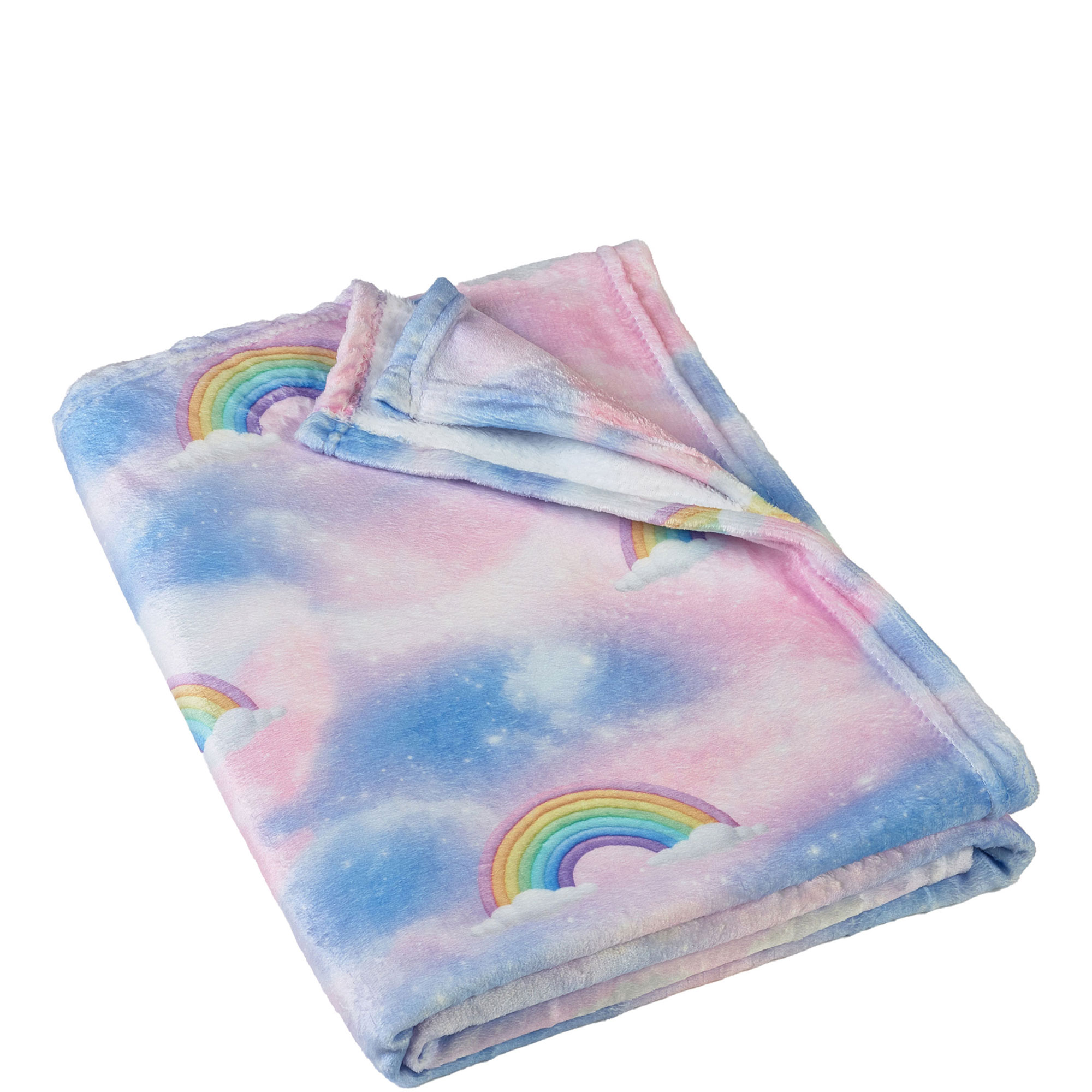 Candy Leaves Throw Pink