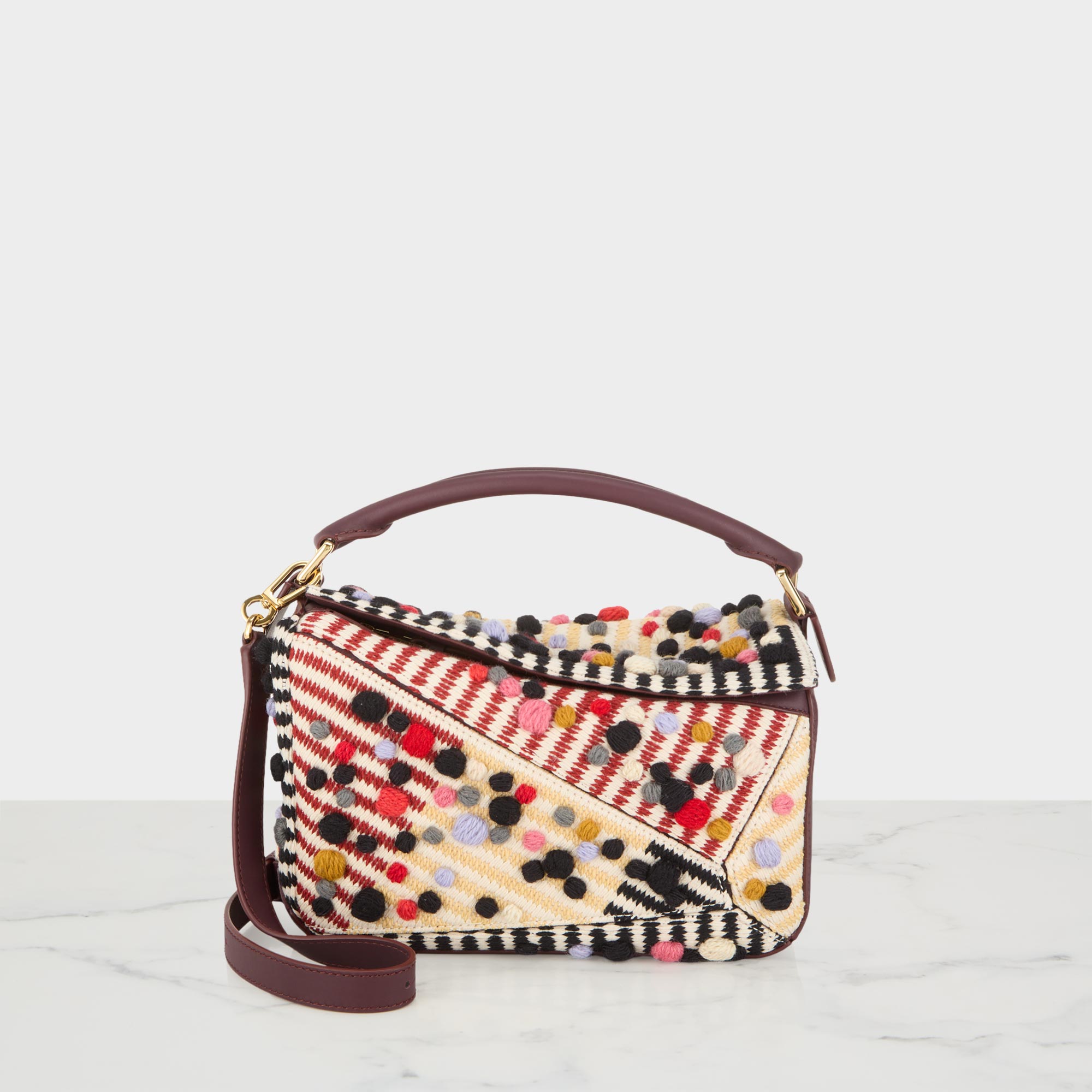 Puzzle Edge Small Crossbody Bag