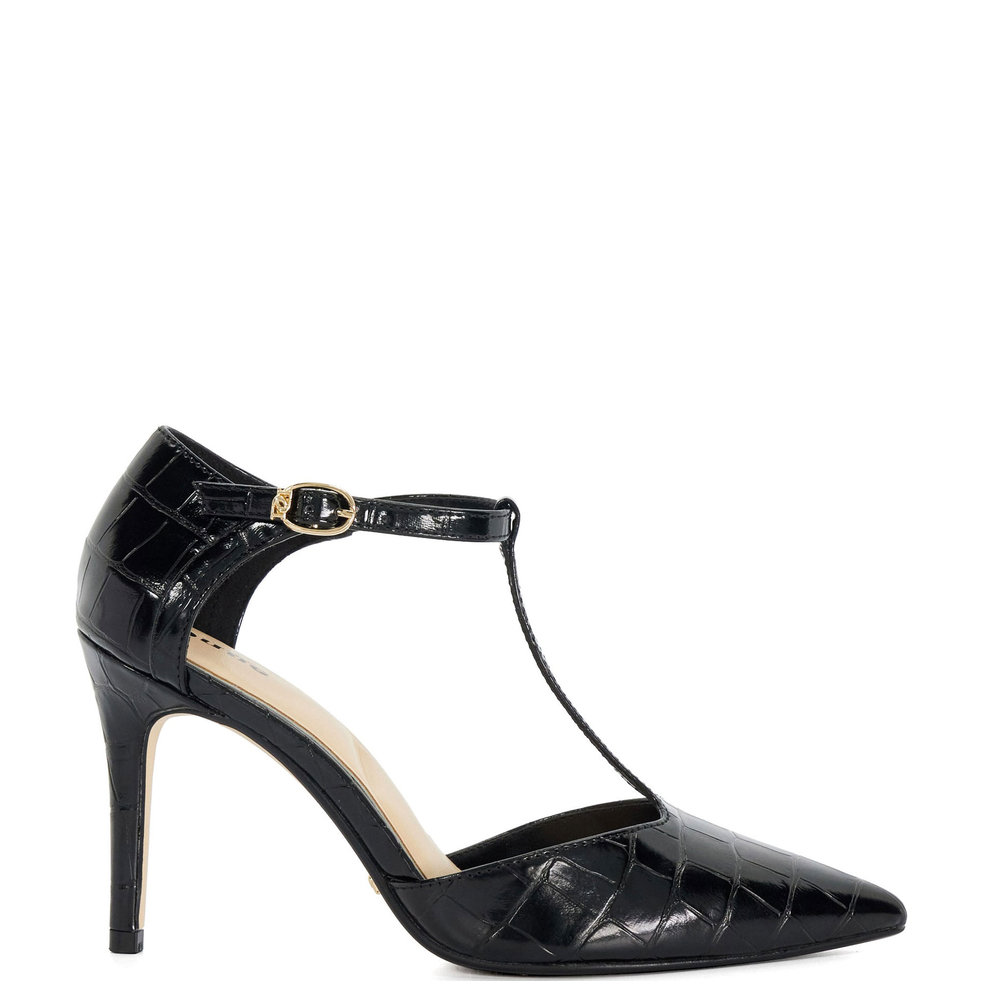 Castered Pointed Toe Stiletto Pumps