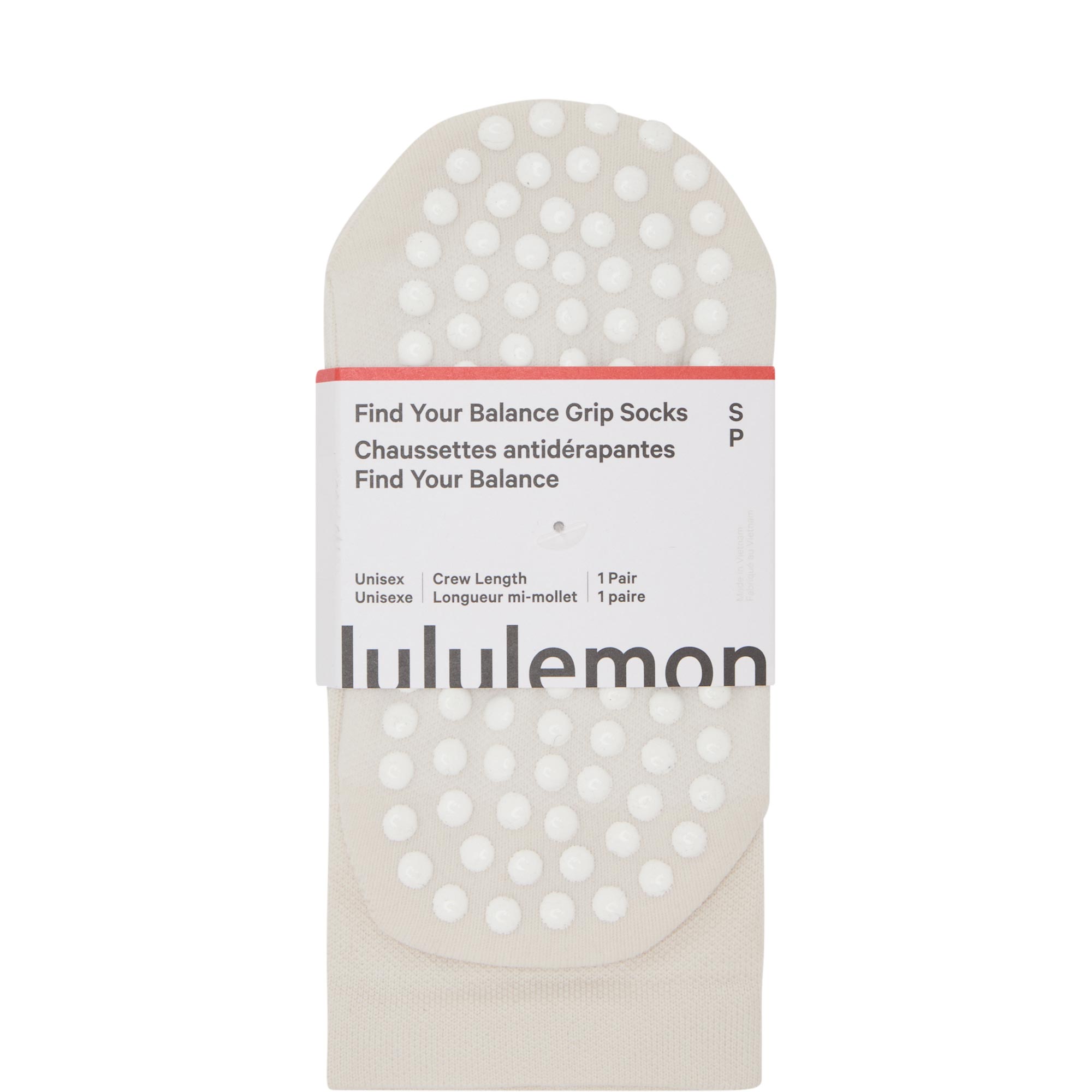 Find Your Balance Grip Crew Socks