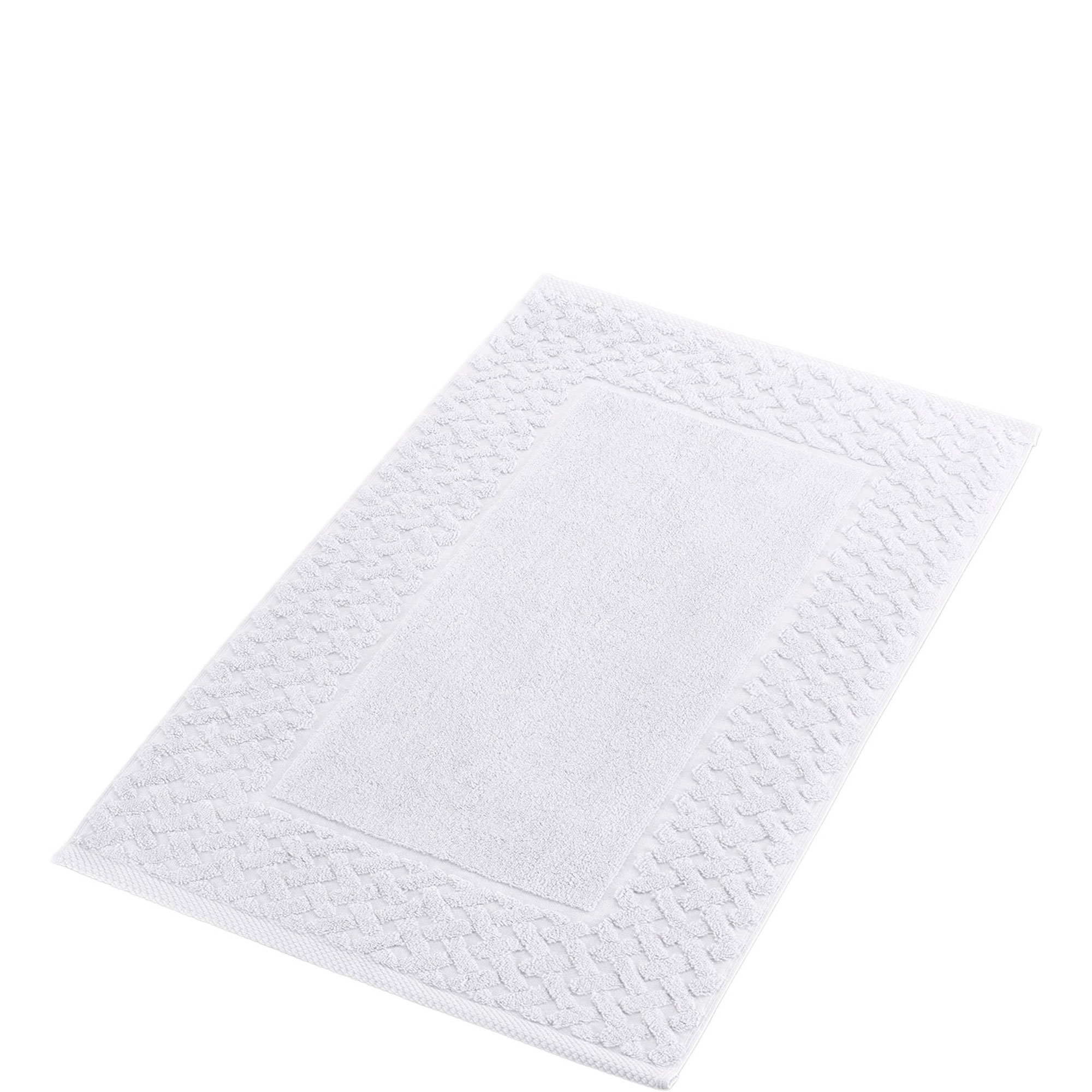 Trellis Bath Mat White