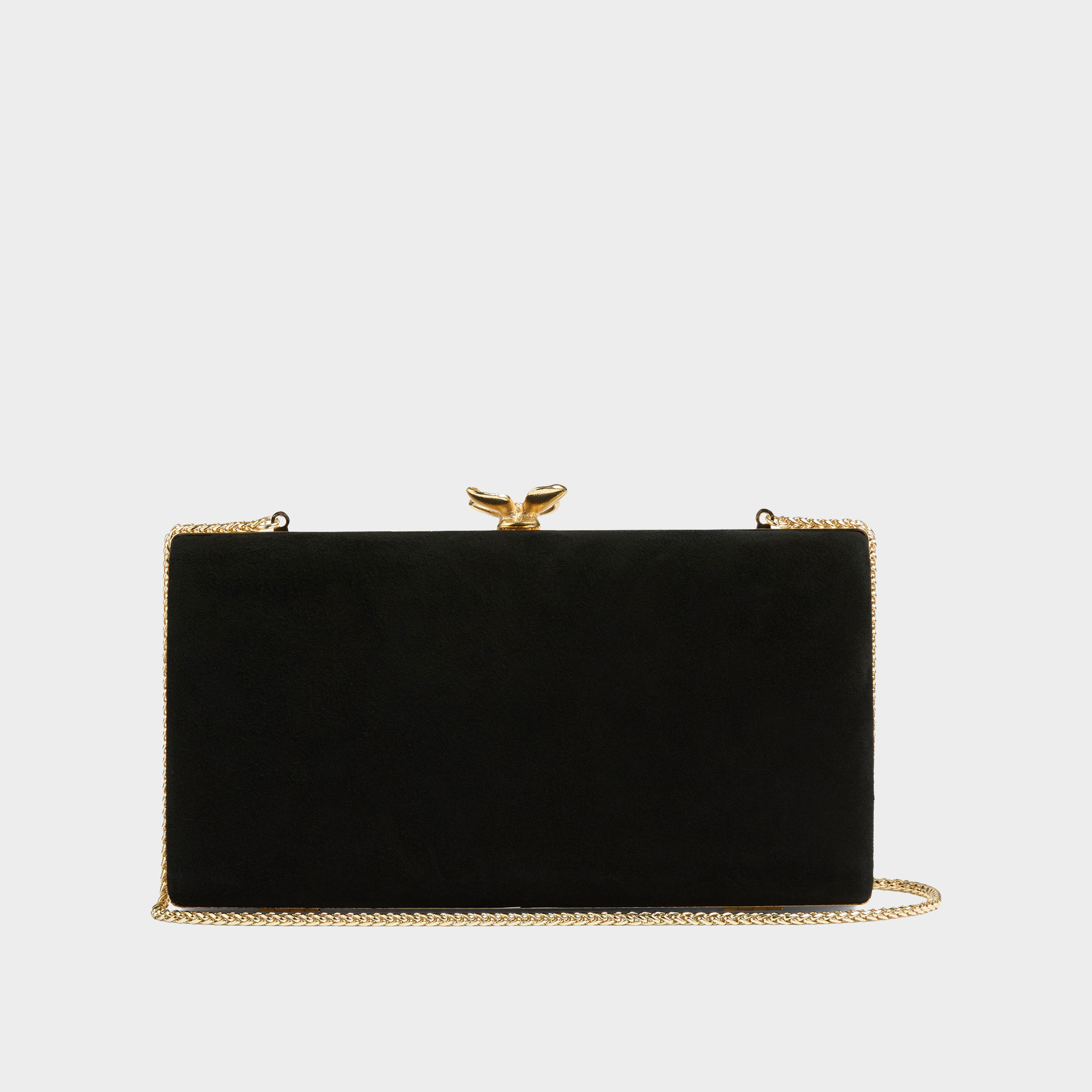 Posie Suede Clutch