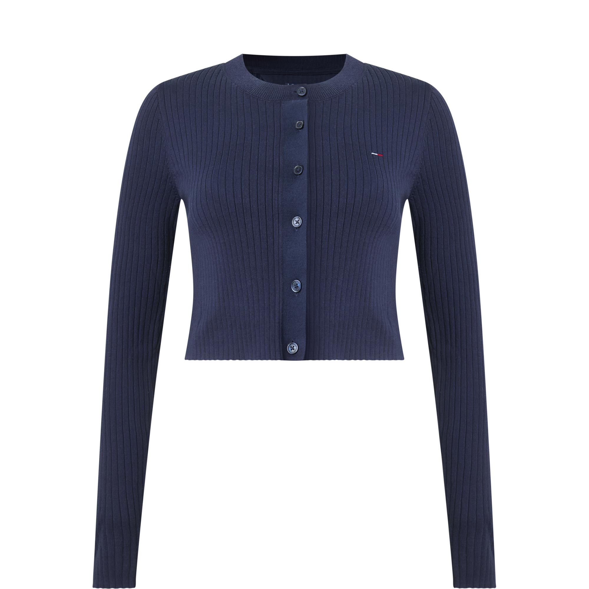 Flag Logo Cropped Cardigan