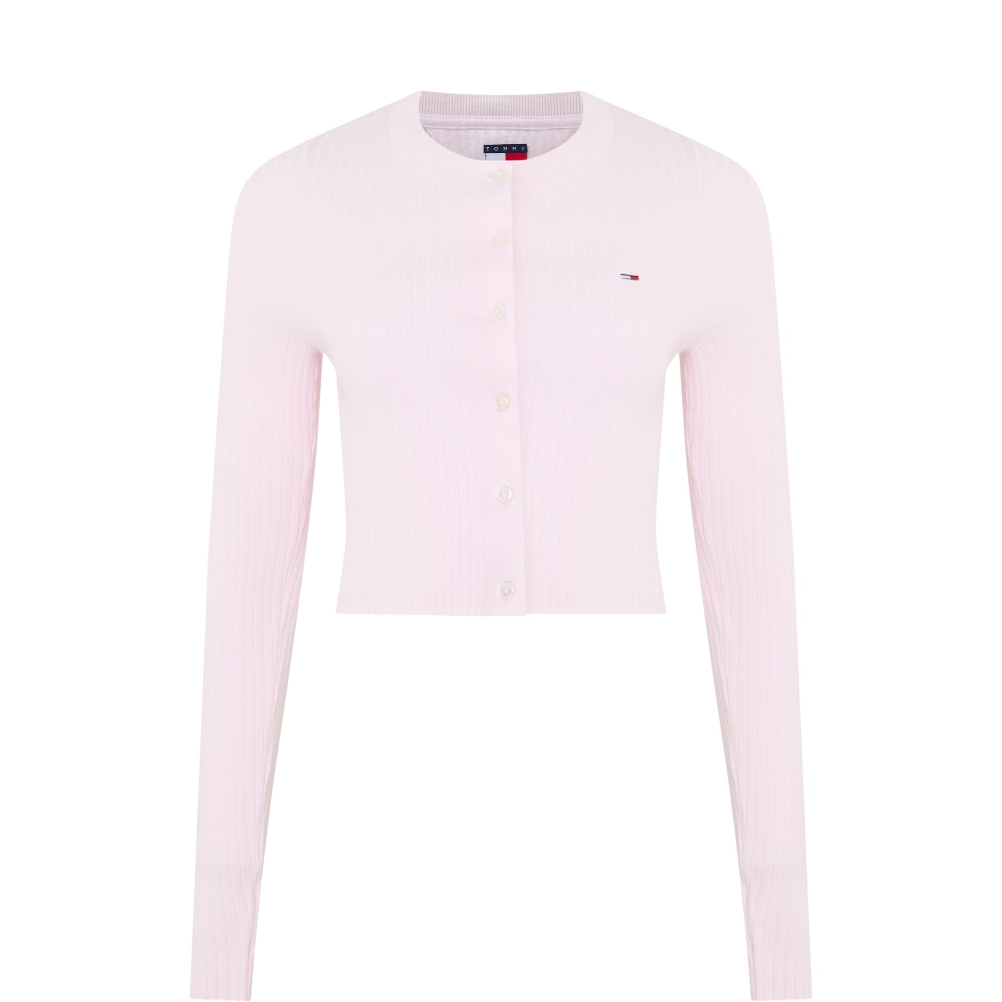 Flag Logo Cropped Cardigan