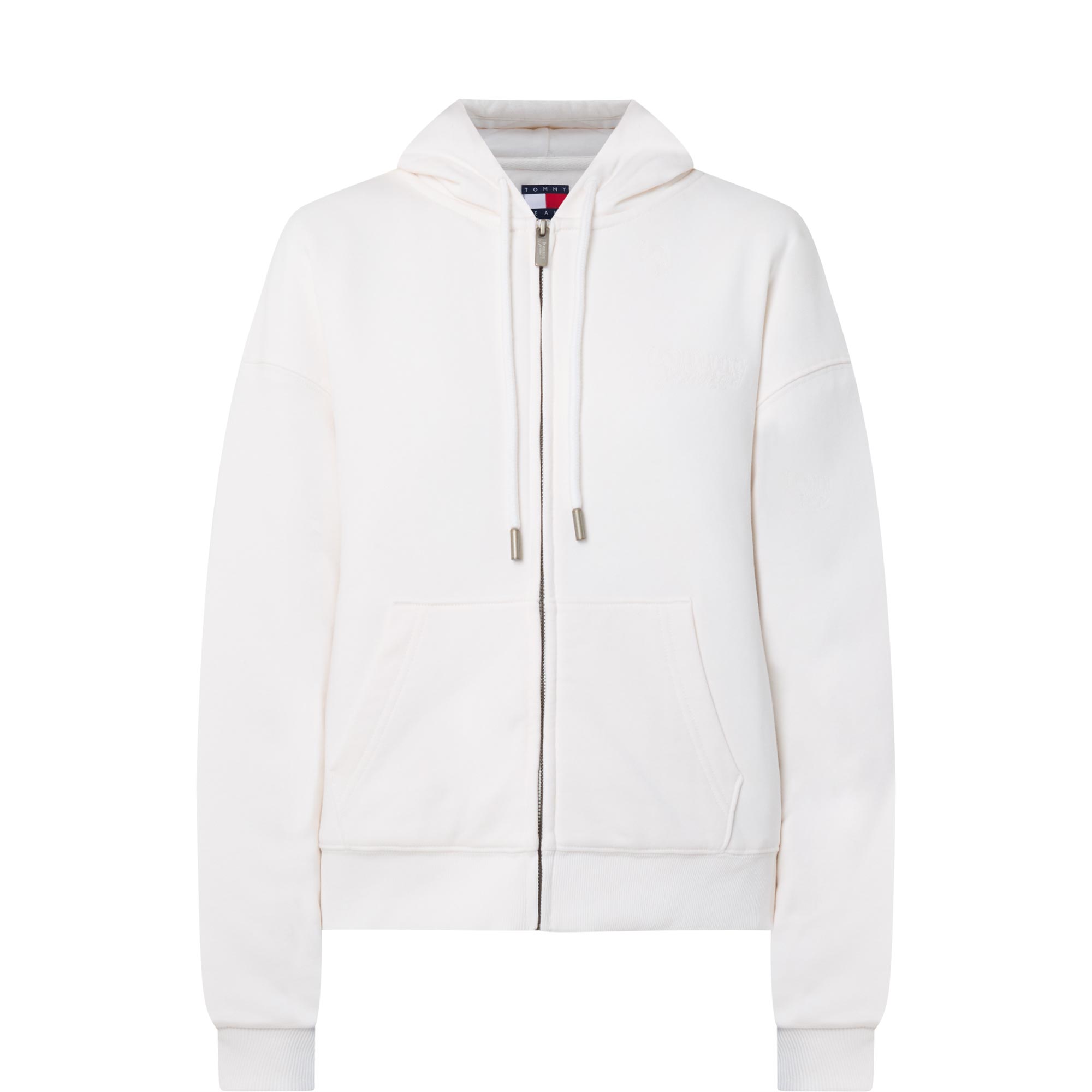 Logo Script Zip-Through Hoodie