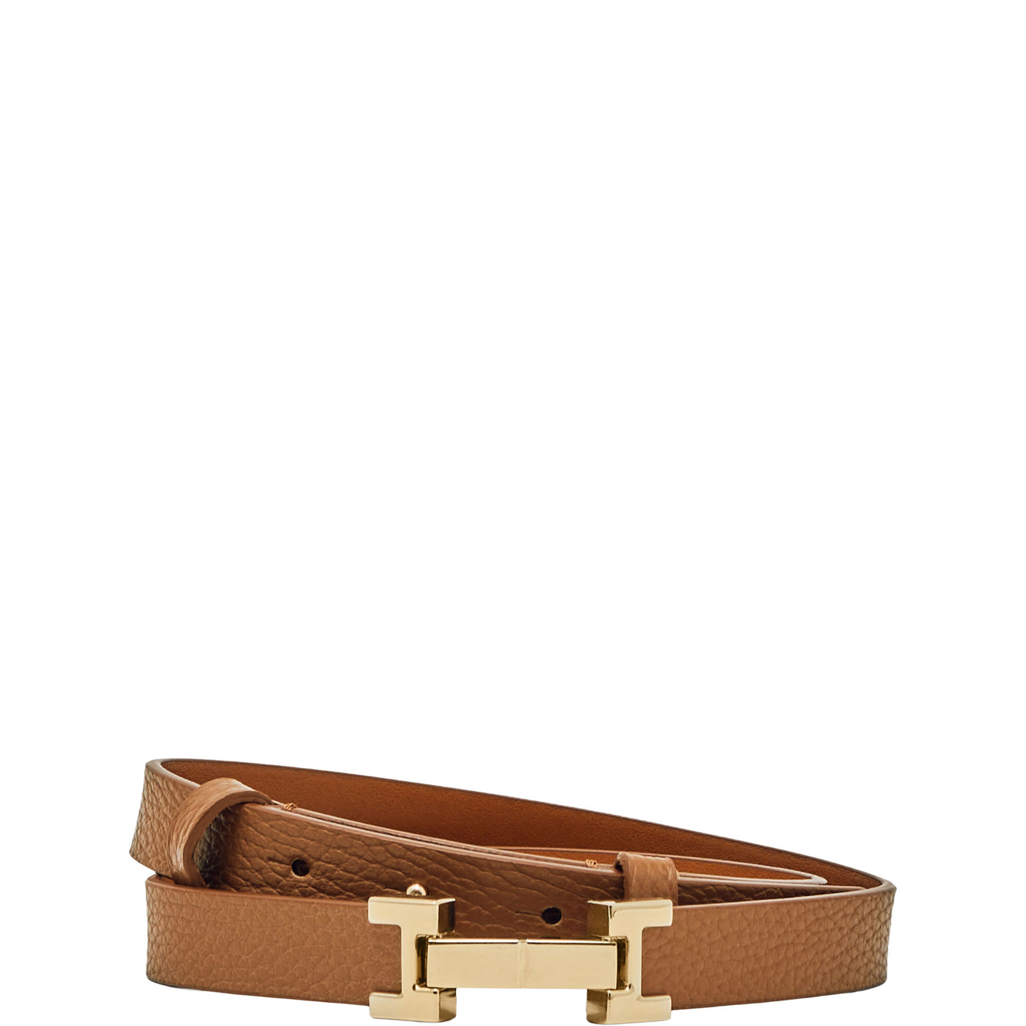 Hayley Hinge Leather Belt