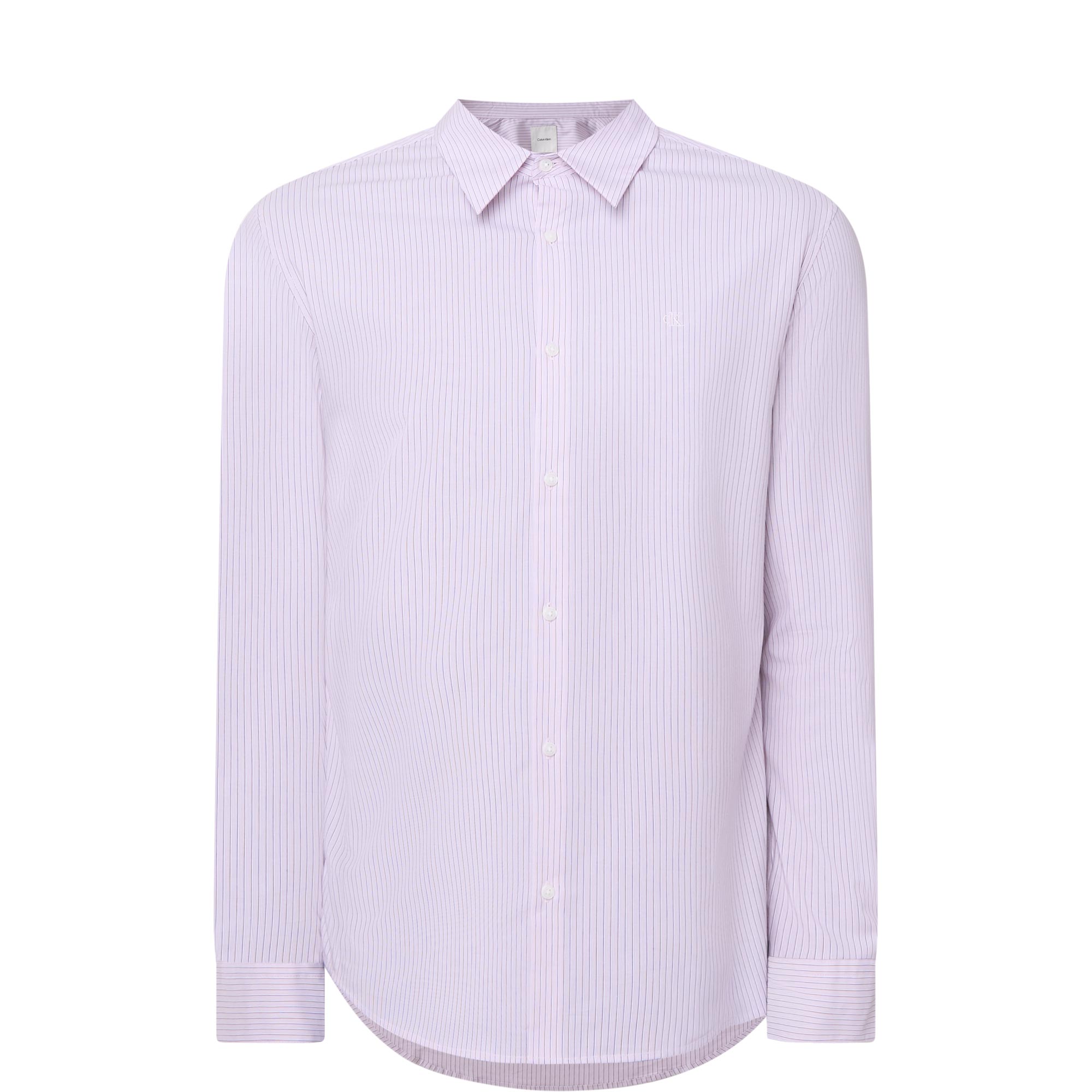 Thin Stripe Single-Cuff Shirt