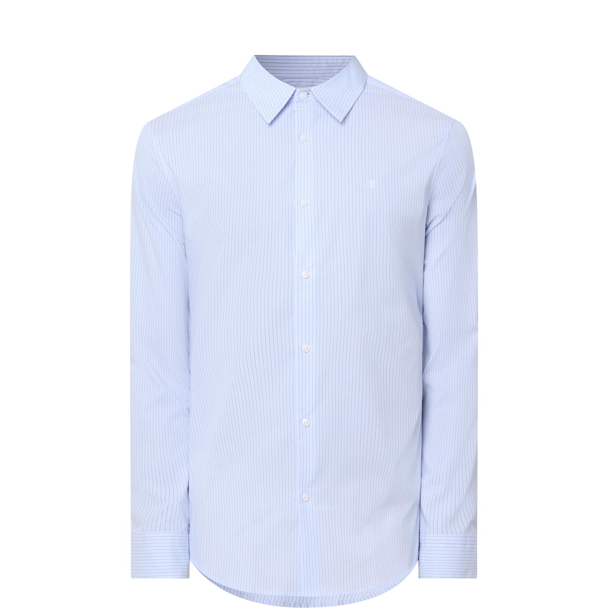 Thin Stripe Single-Cuff Shirt