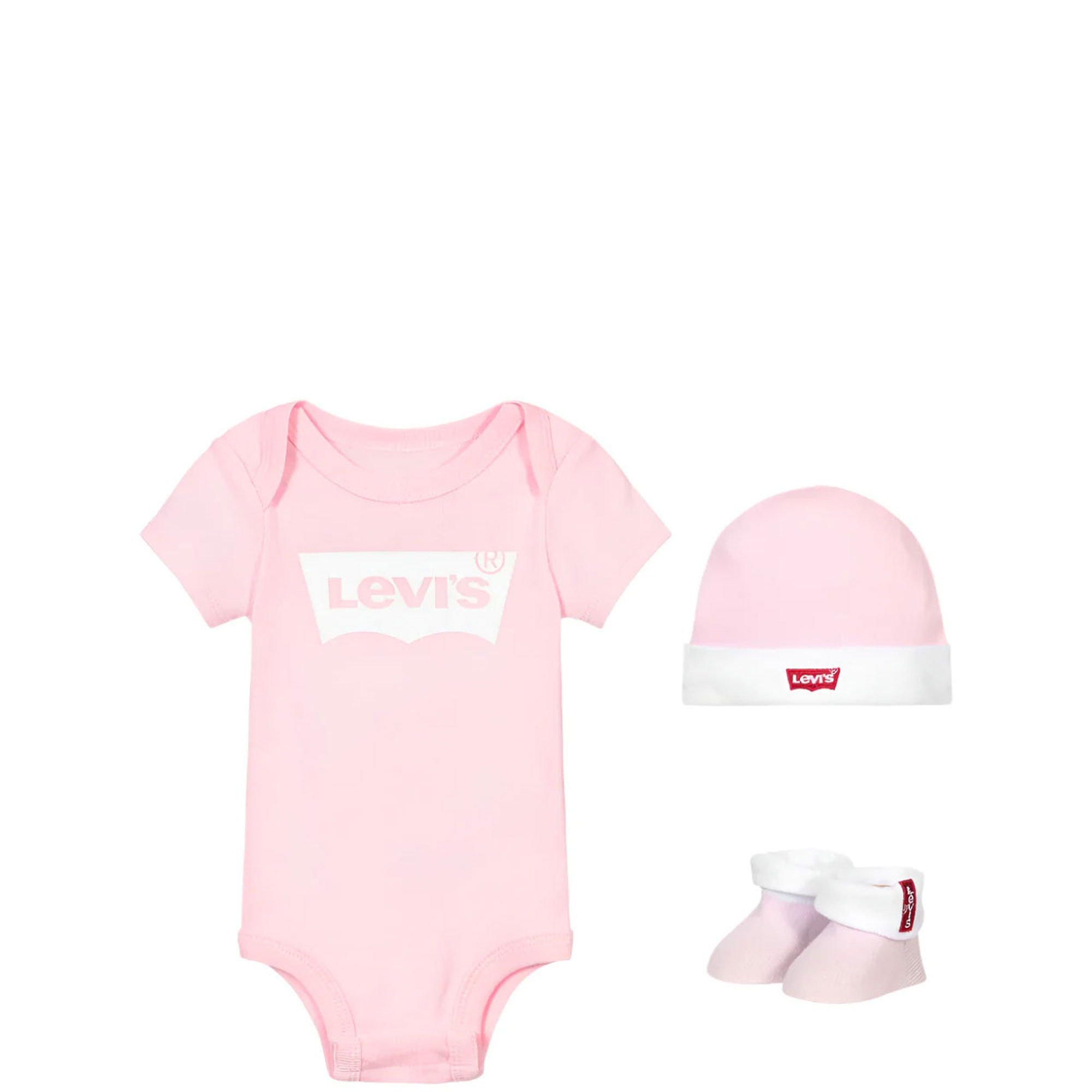 Newborn Logo Bodysuit Three-Piece Gift Set