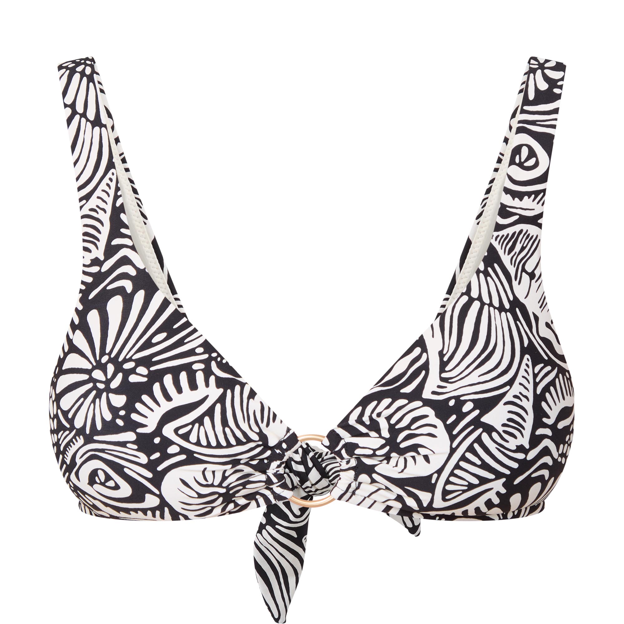 Shell Triangle Bikini Top
