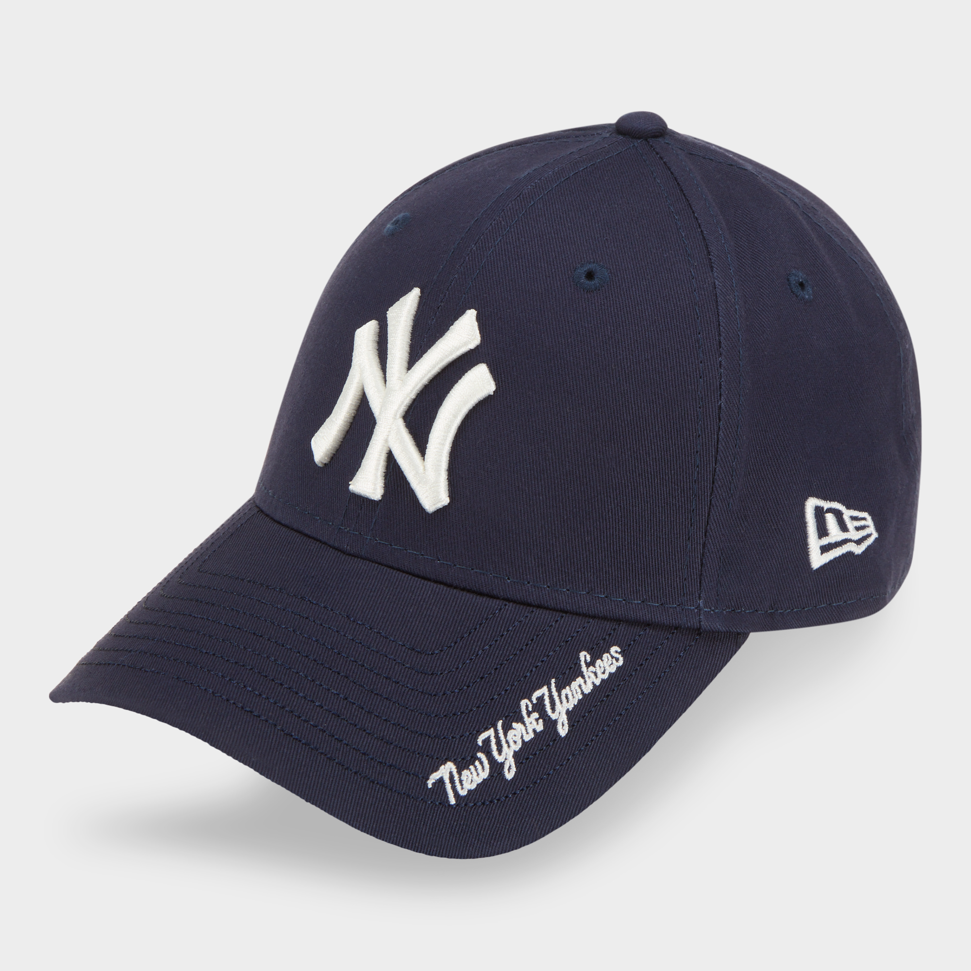 New York Yankees MLB Visor Script 9FORTY Cap