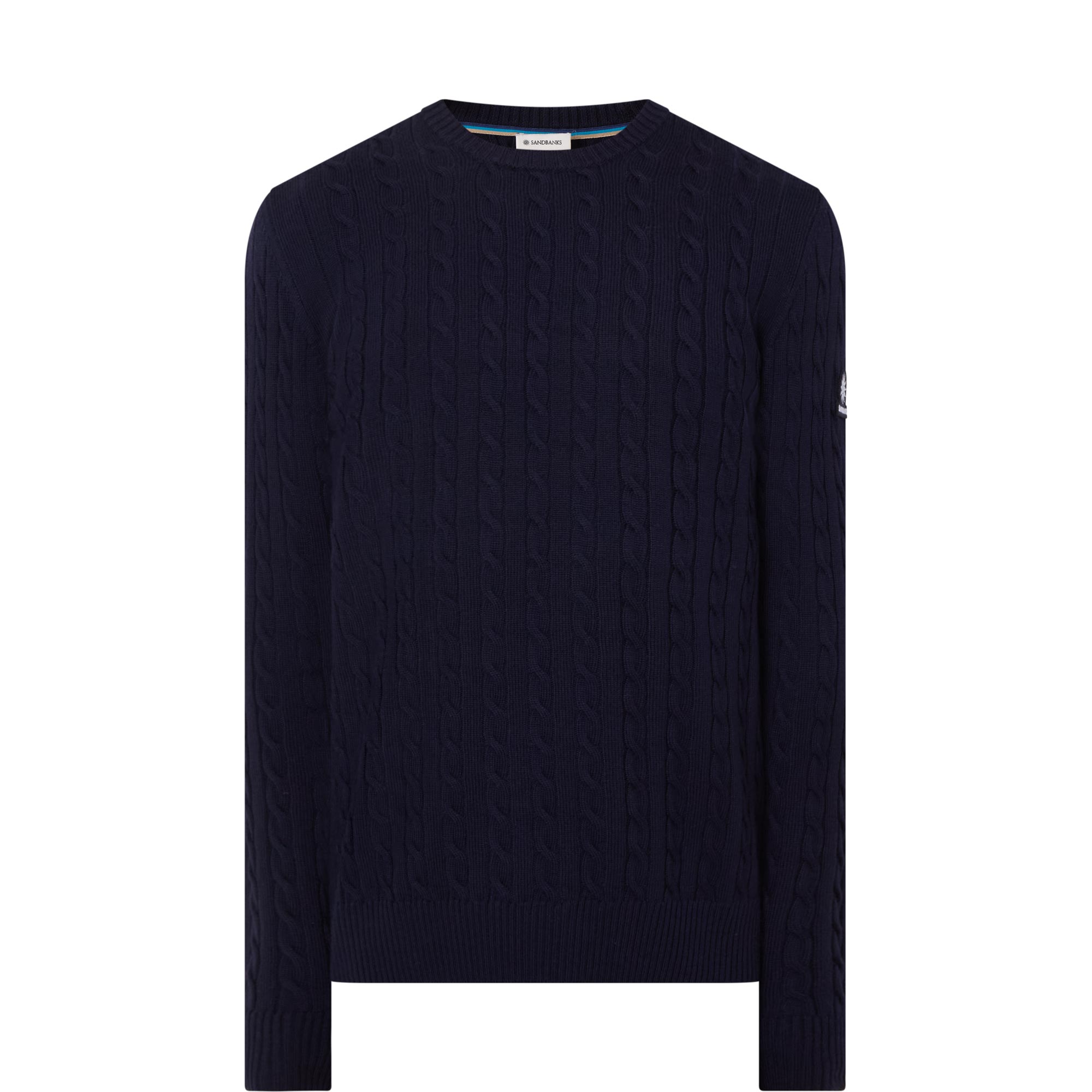 Logo Cable Knit Sweater