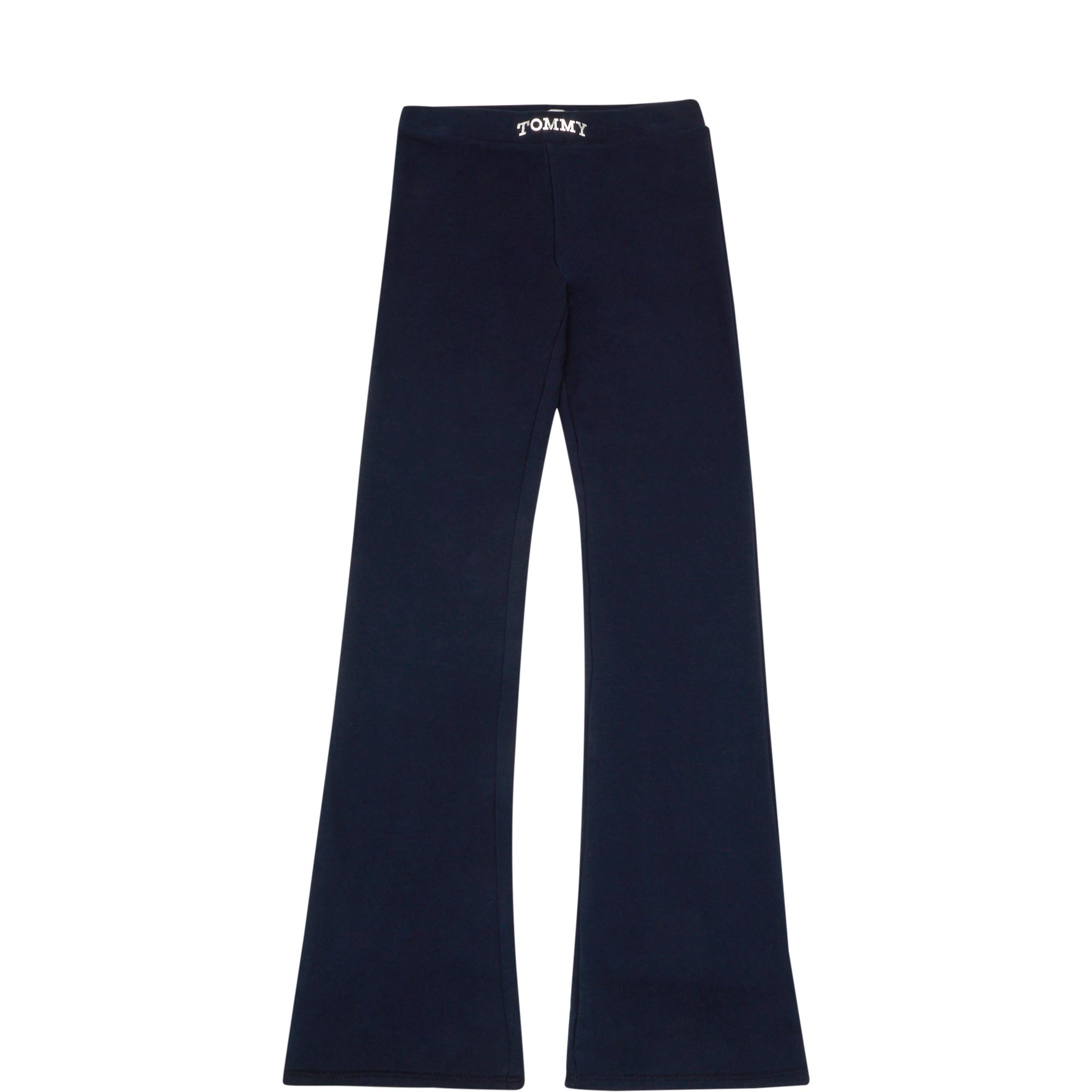 Metallic Logo Flared Track Pants