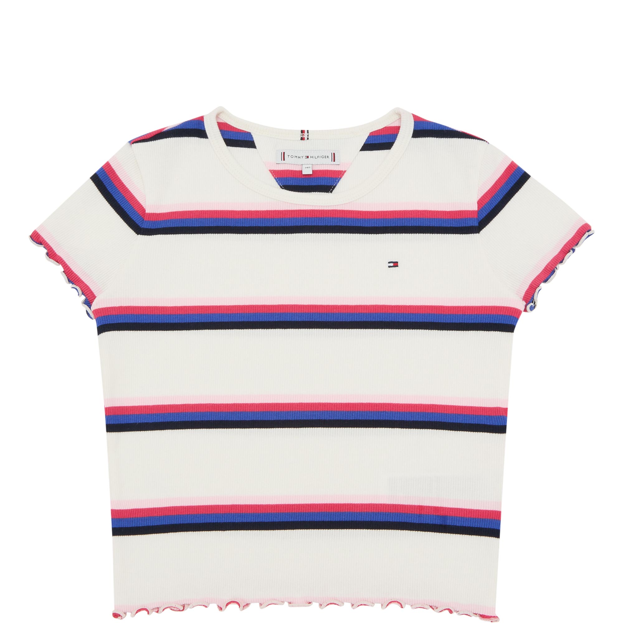 Flag Logo Striped T-Shirt