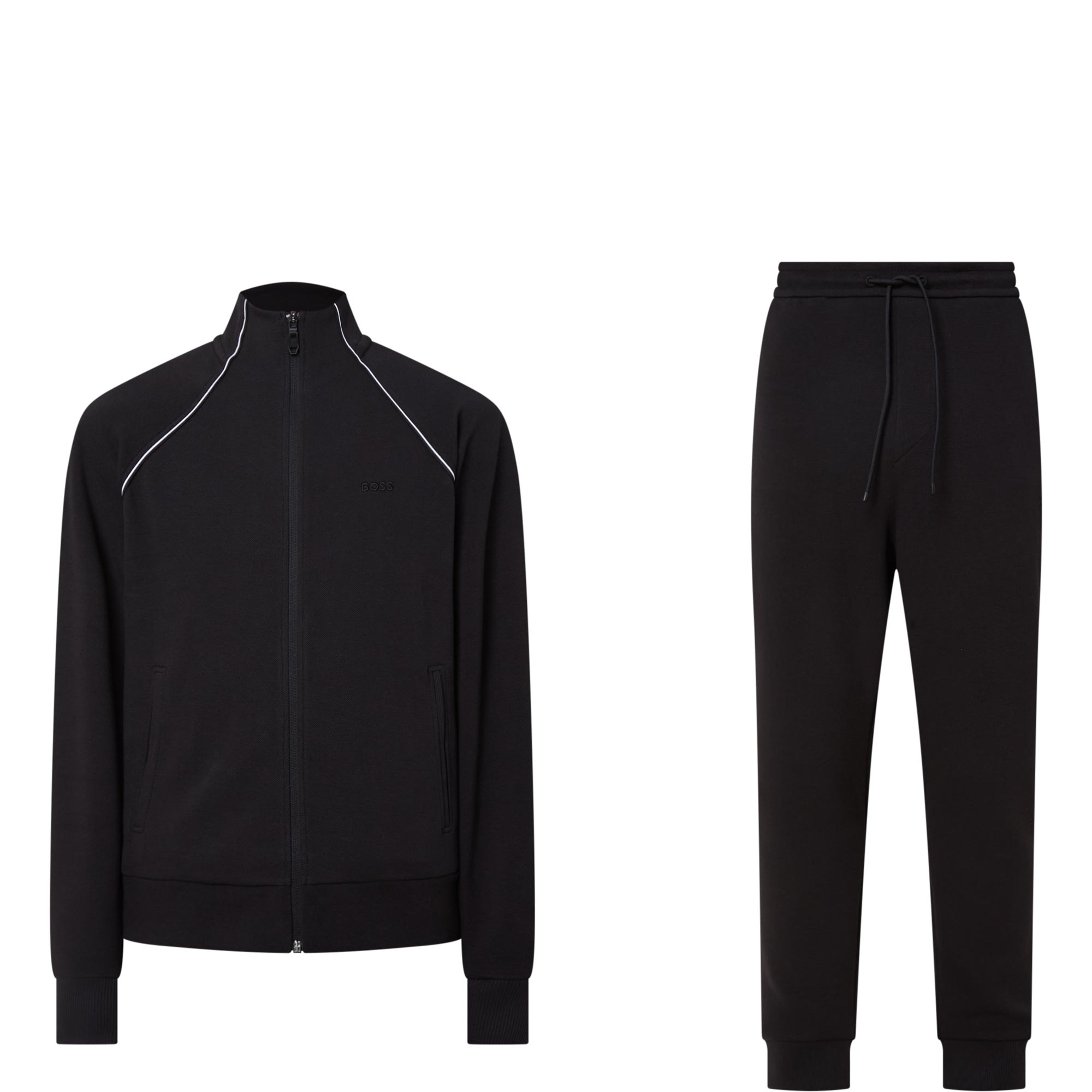 Contrast Stripe Logo Two-Piece Tracksuit