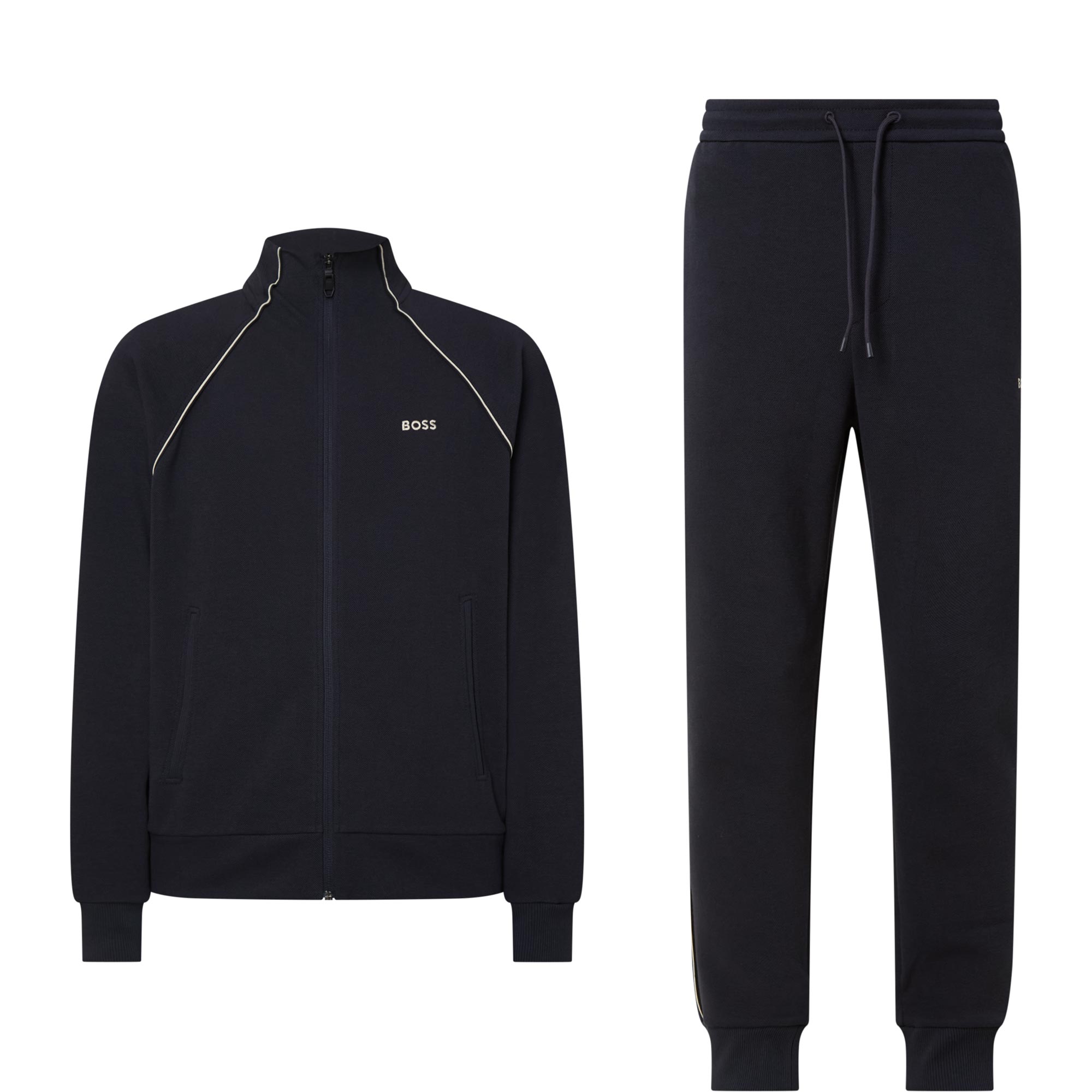 Logo Contrast Piped Tracksuit