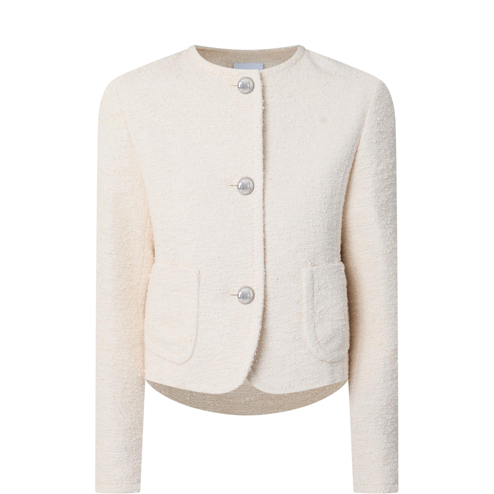 Boucl&eacute; Cropped Jacket
