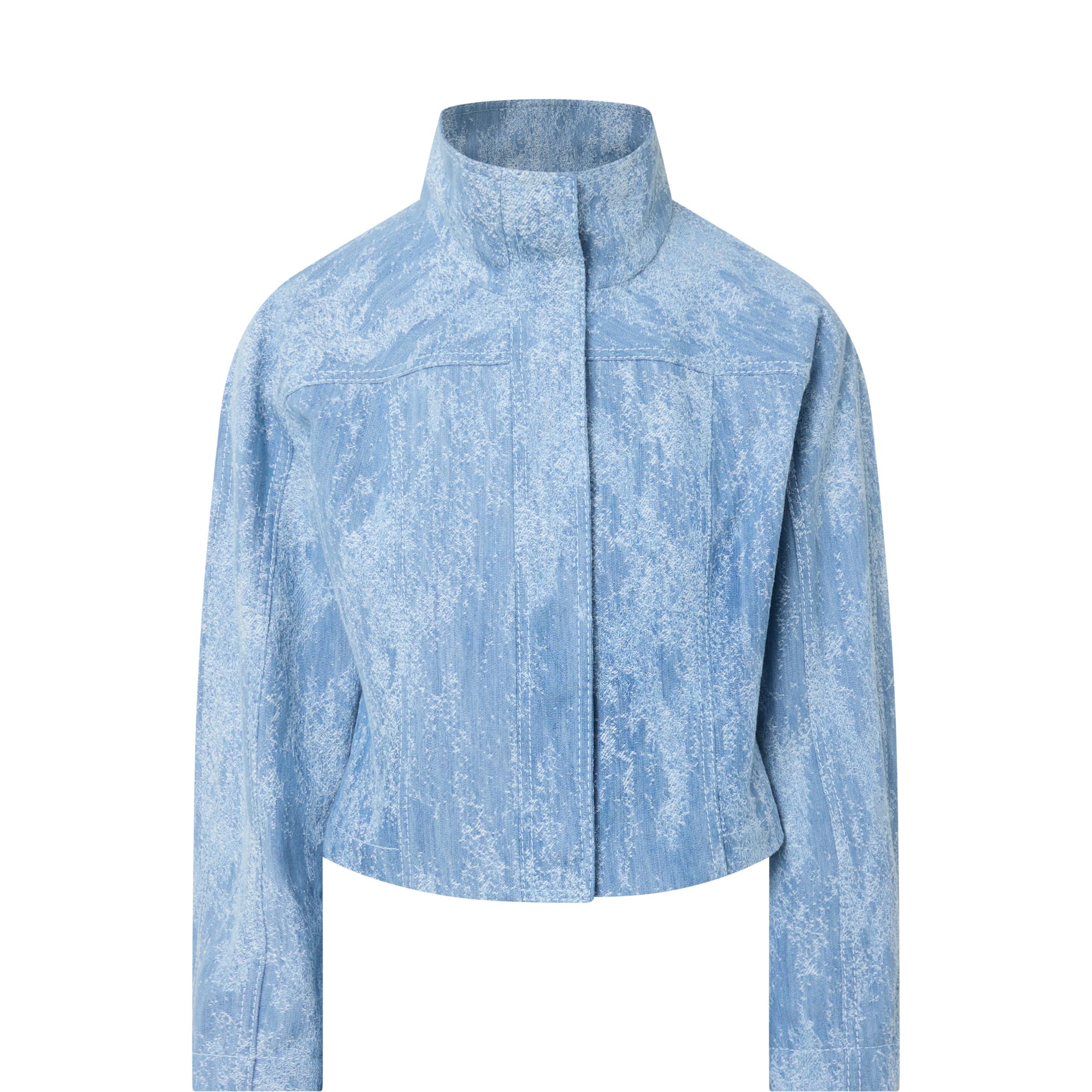 Jacquard Denim Jacket