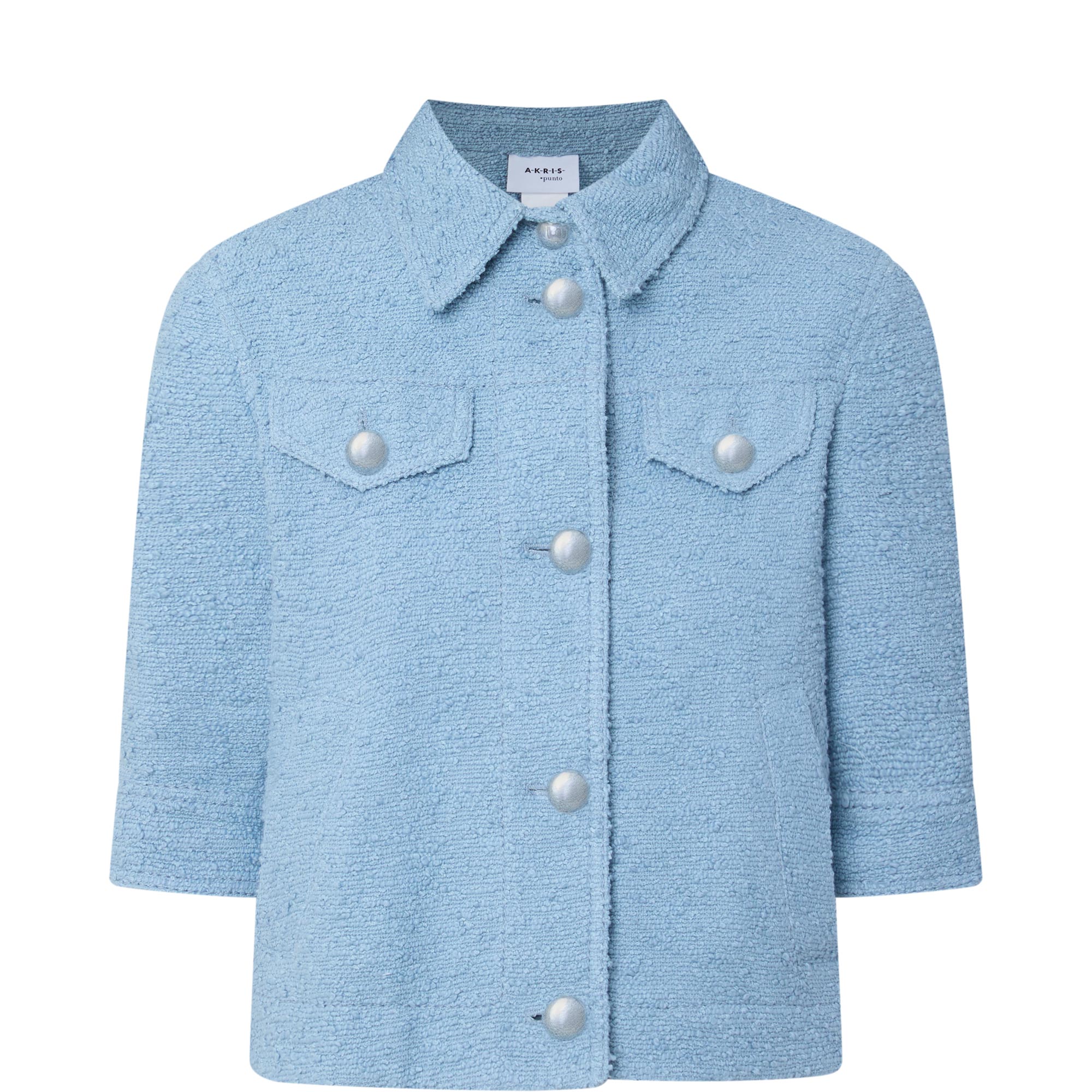 Boucl&eacute; Boxy Jacket