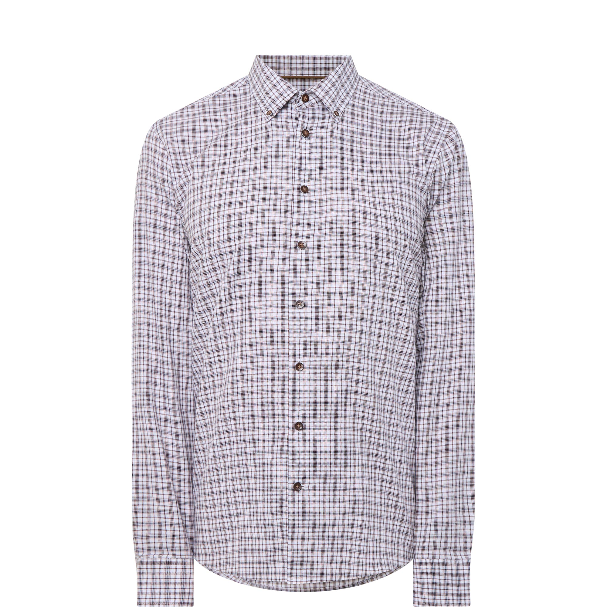 Logo Check Print Shirt