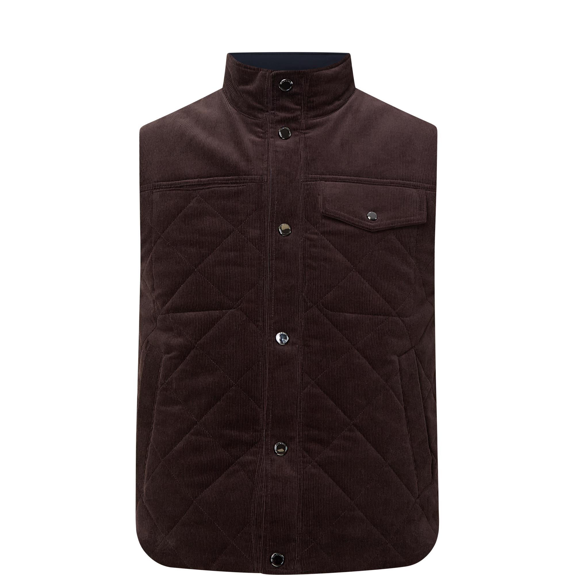 Quilted Corduroy Gilet