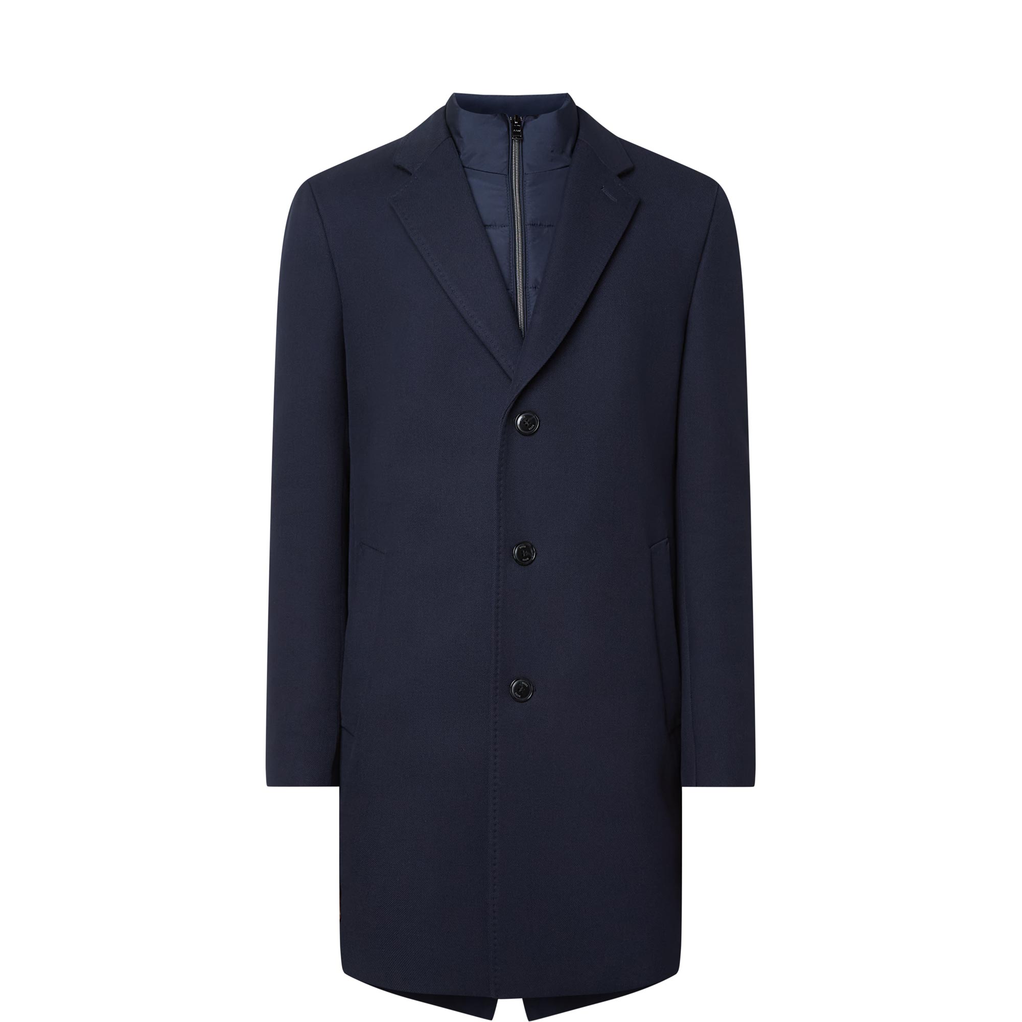 Hyde Bib-Insert Single-Breasted Coat