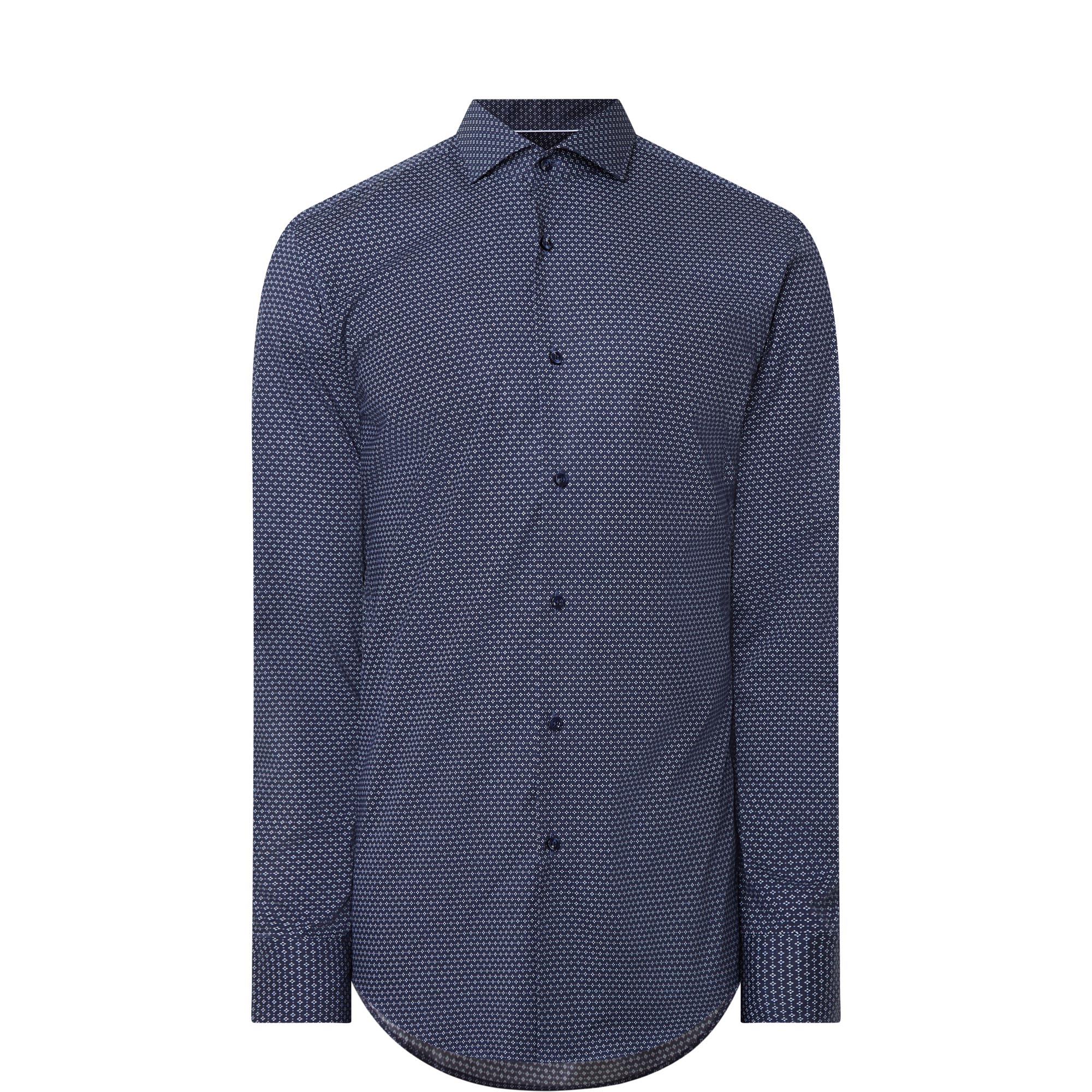 Hank Geometric Single Cuff Formal Shirt