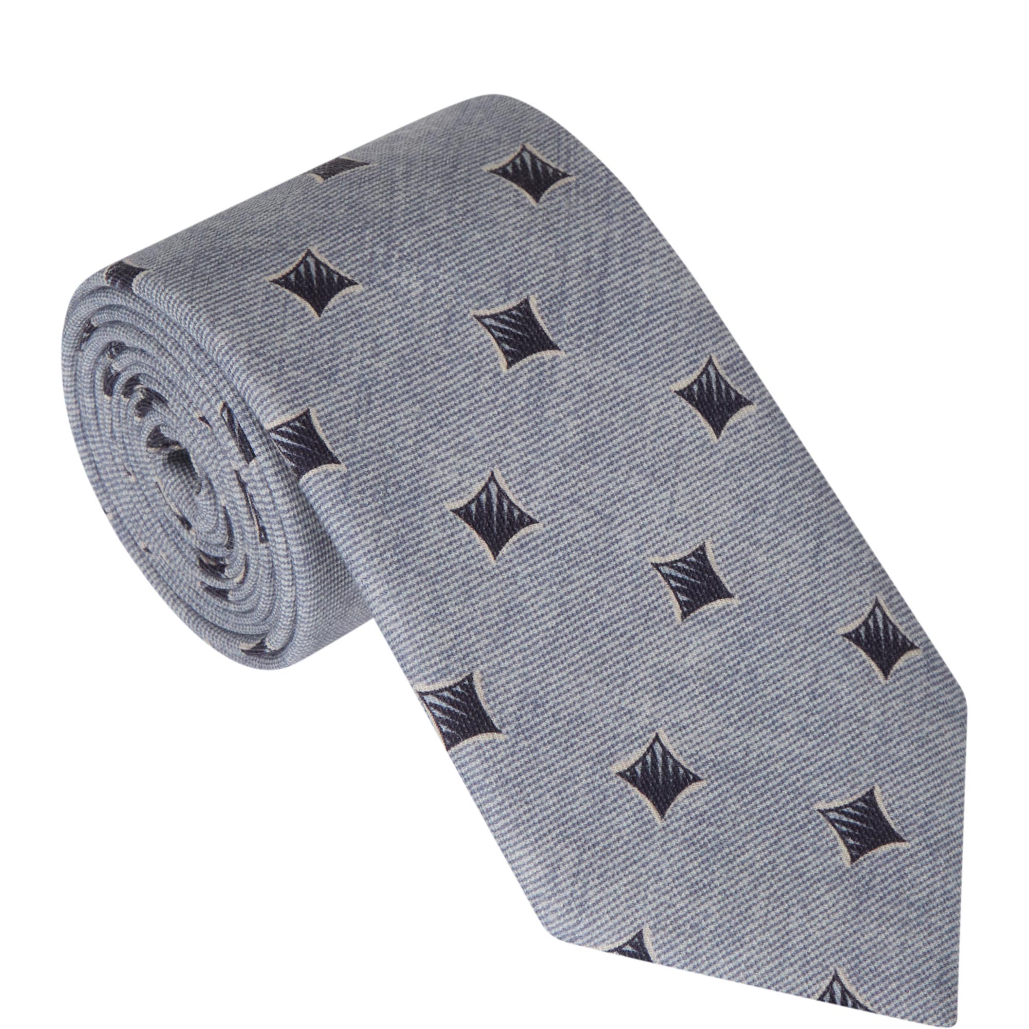 Micro Diamond Patterned Tie