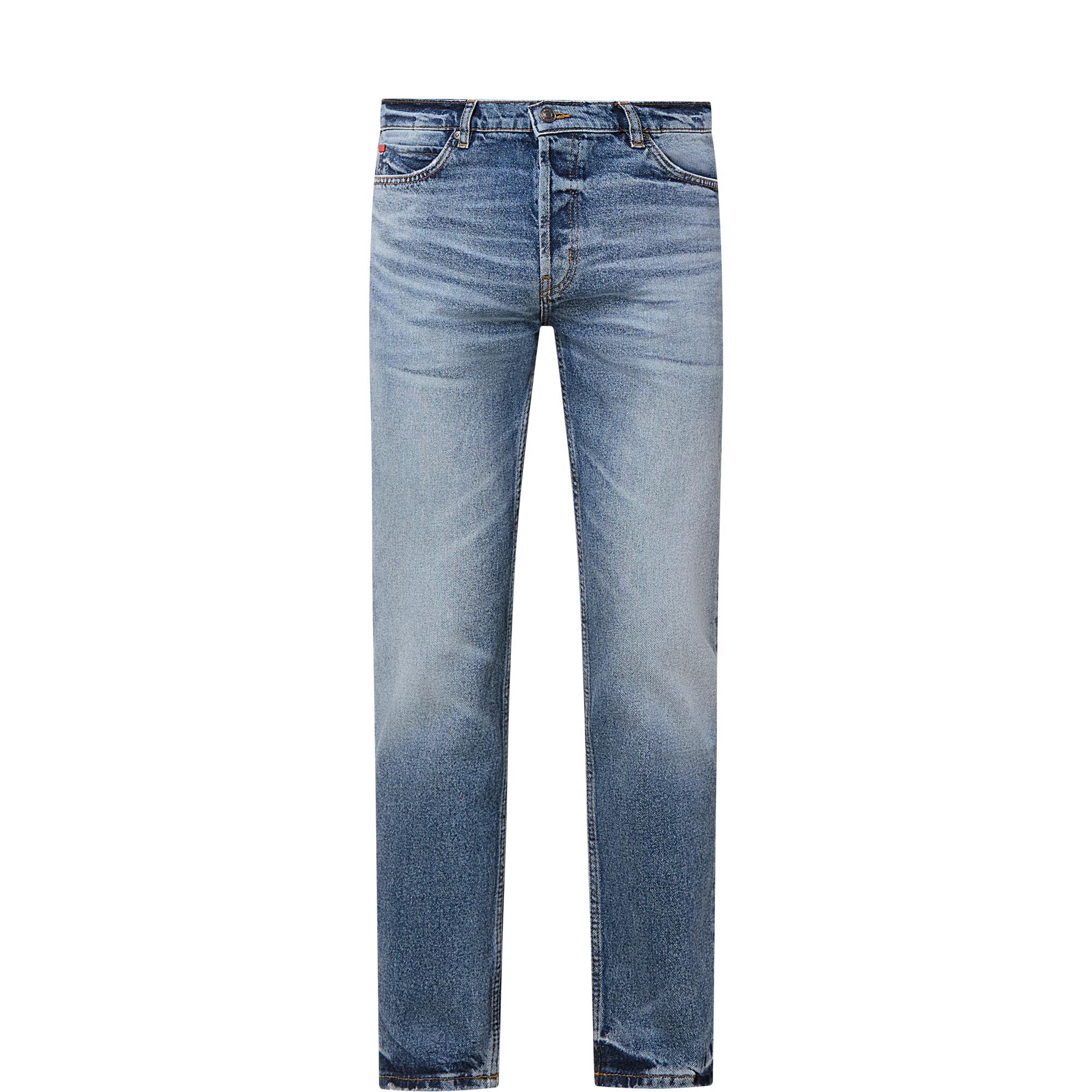 Hugo634 Mid-Rise Straight Leg Jeans
