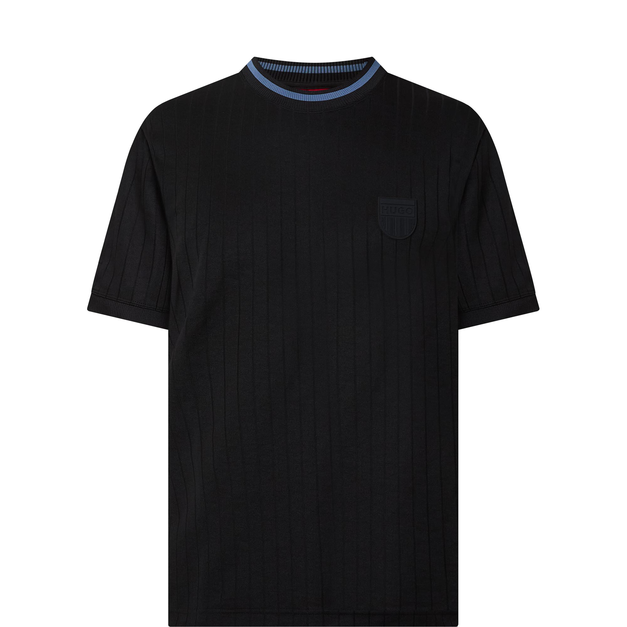 Davros Logo Tonal Stripe T-Shirt