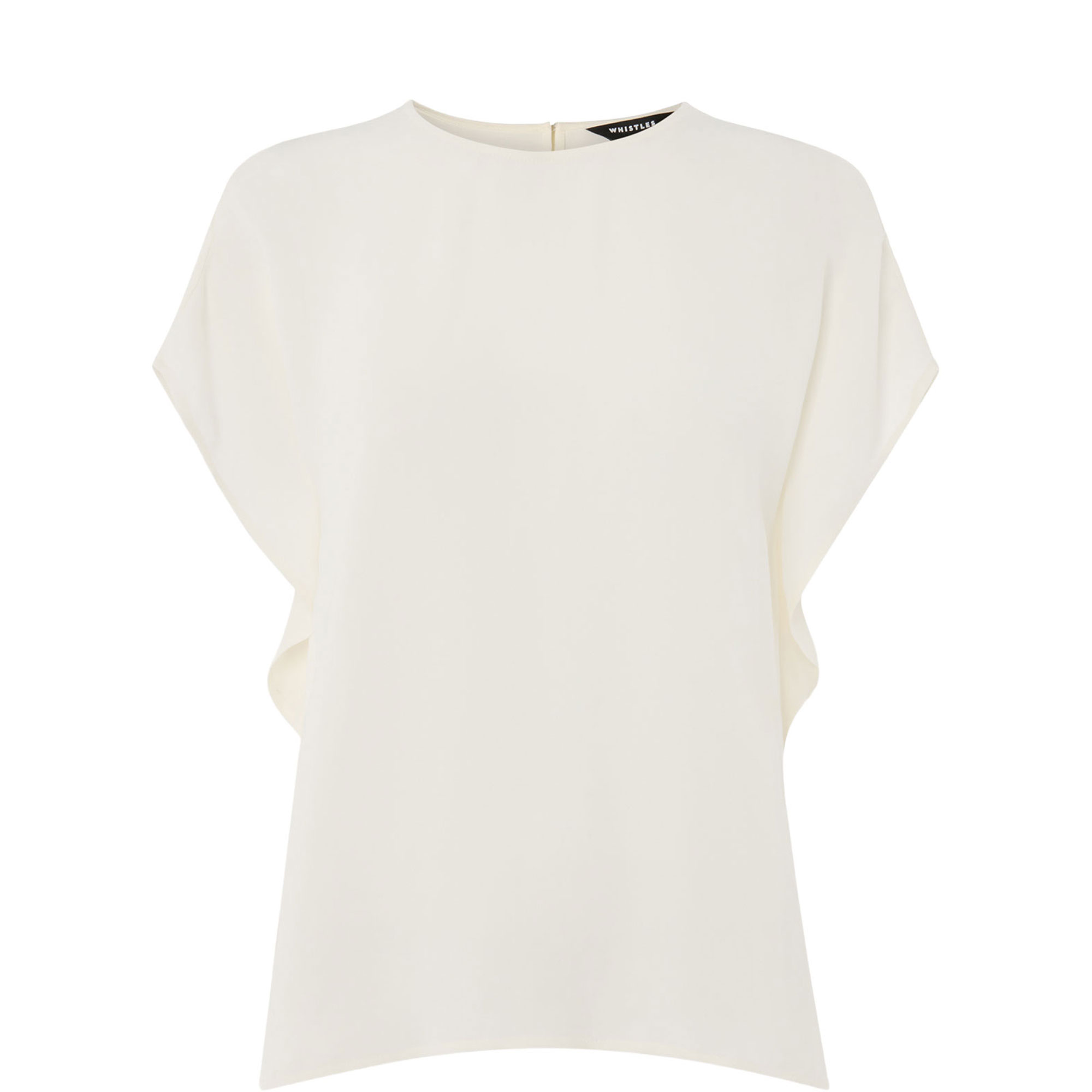 Split Hem Keyhole Top