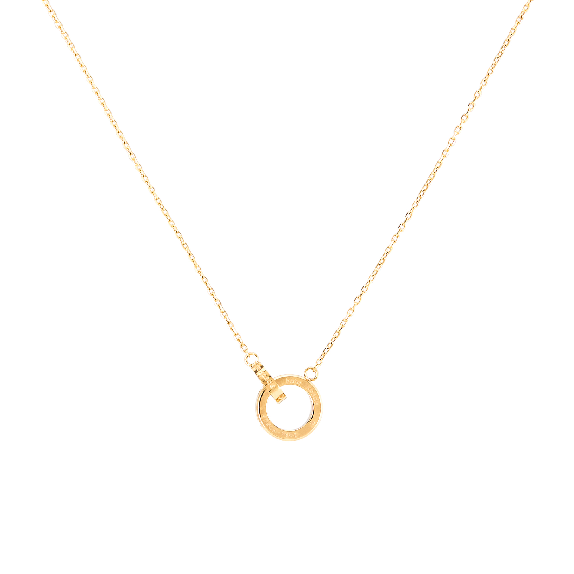 Set In Stone Interlink Pendant Necklace
