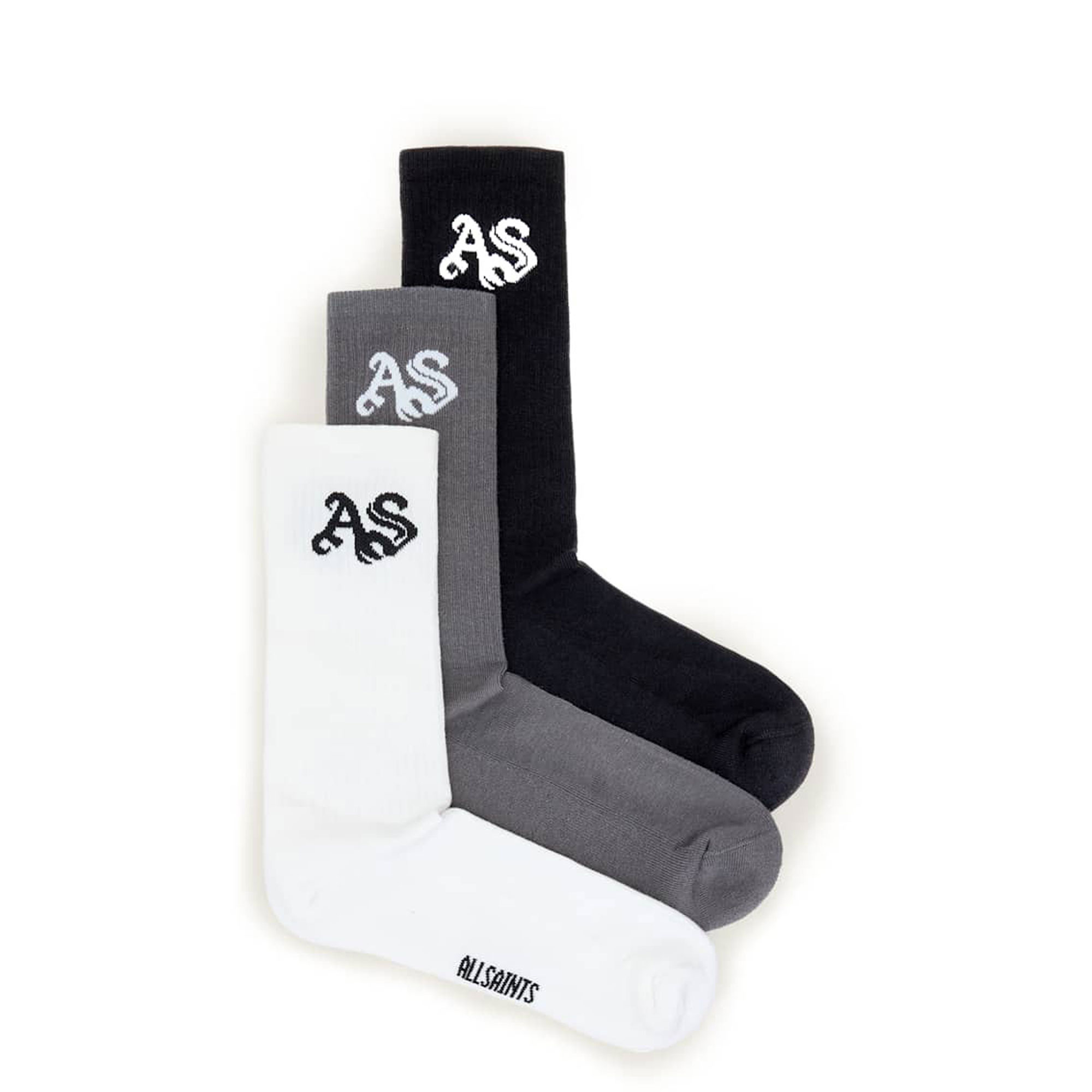 Gothic Logo Socks Three-Pack