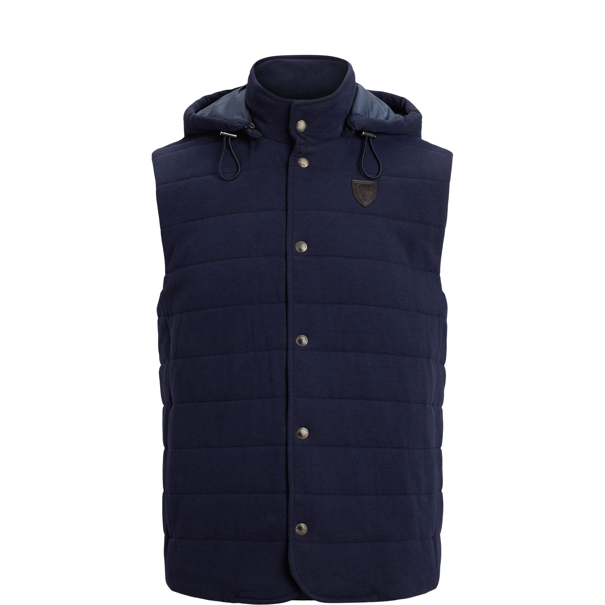 Logo Quilted Hooded Gilet