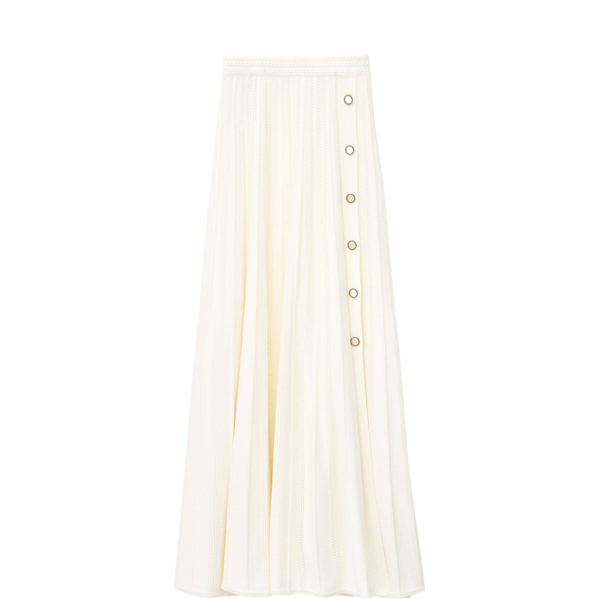 Sindy Open-Work Knit Skirt