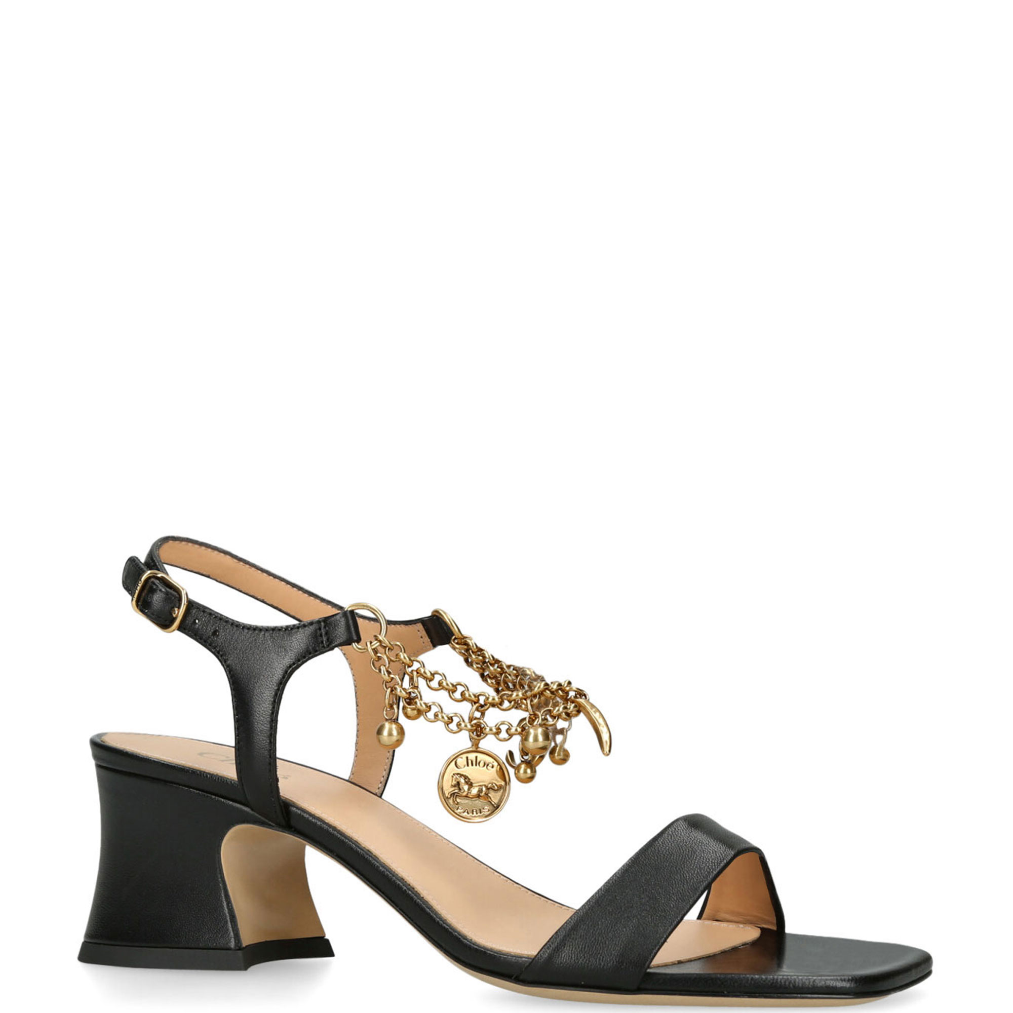 Chloe Charms Block Heels