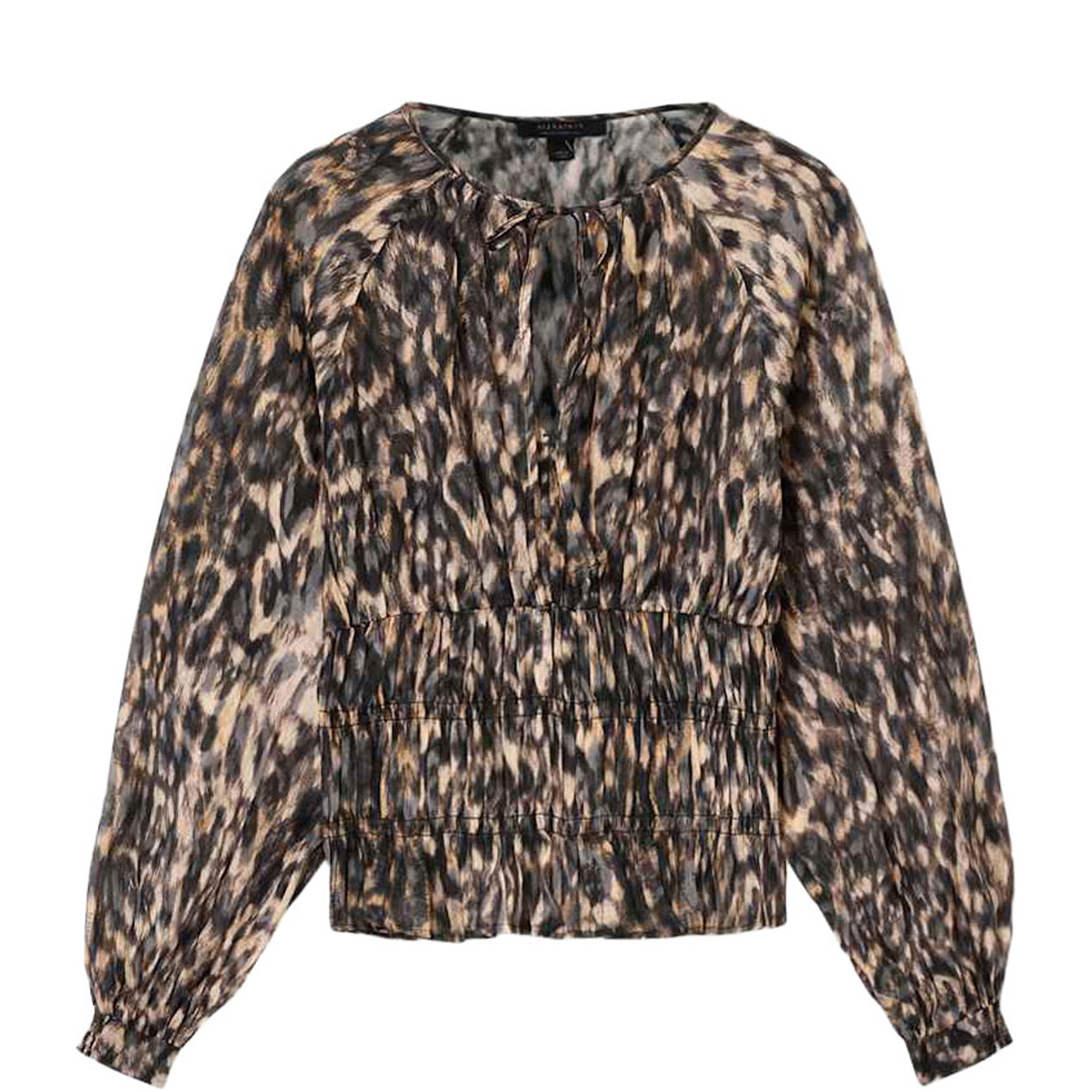 Cern Leopard Blouse