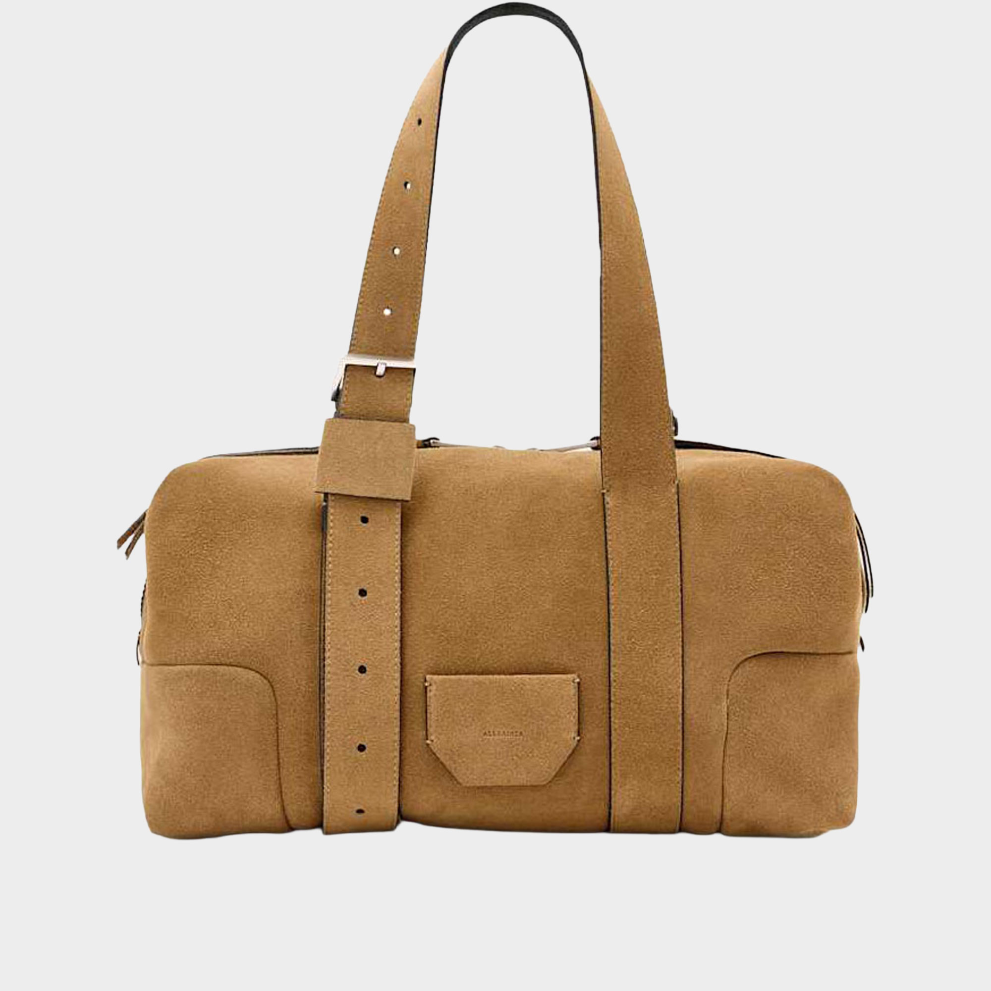 Ares Suede Shoulder Bag